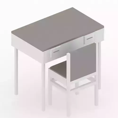 Study desk and chair