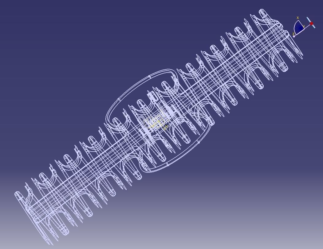 5 Inches Large Claw Clip Regular Curve 3D print model_37