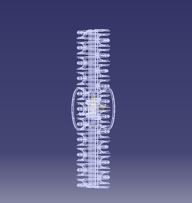 5 Inches Large Claw Clip Regular Curve 3D print model_29