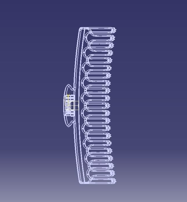5 Inches Large Claw Clip Regular Curve 3D print model_25