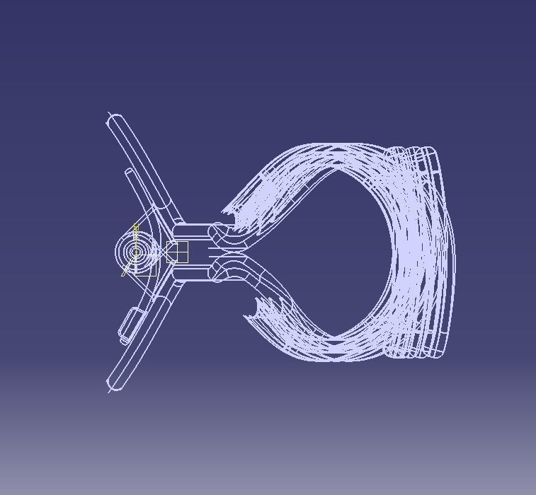 5 Inches Large Claw Clip Regular Curve 3D print model_31