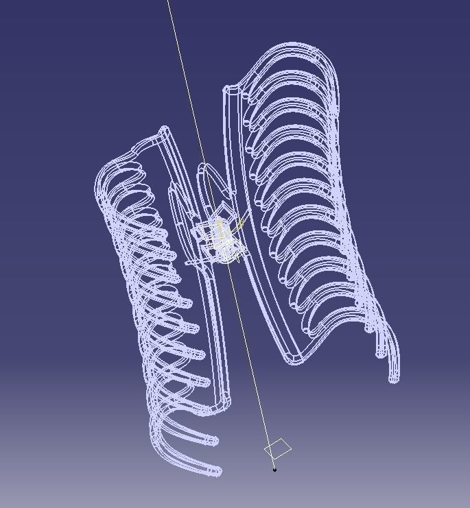 5 Inches Large Claw Clip Regular Curve 3D print model_45