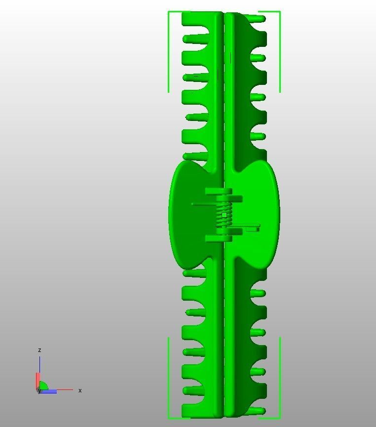 5 Inches Large Claw Clip Regular Curve 3D print model_48