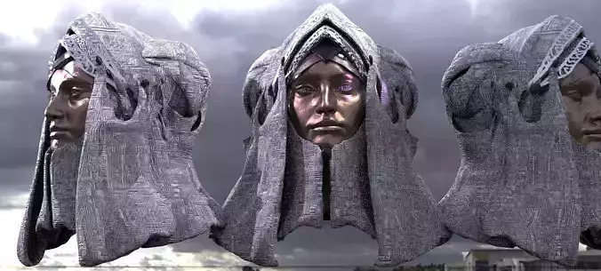 Ancient Alien Headdress 3