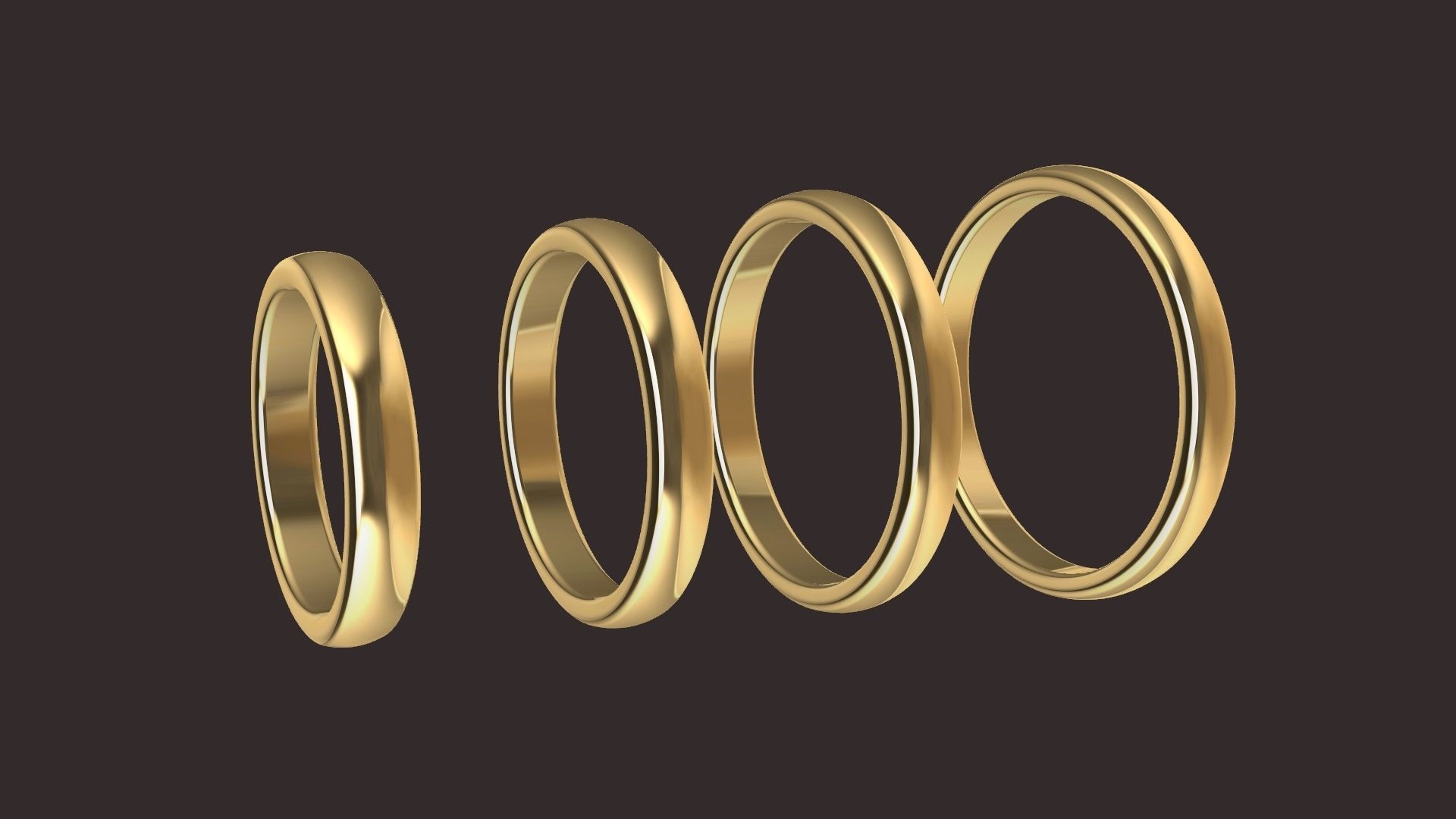 20 plain band stl verified 3D print model_3