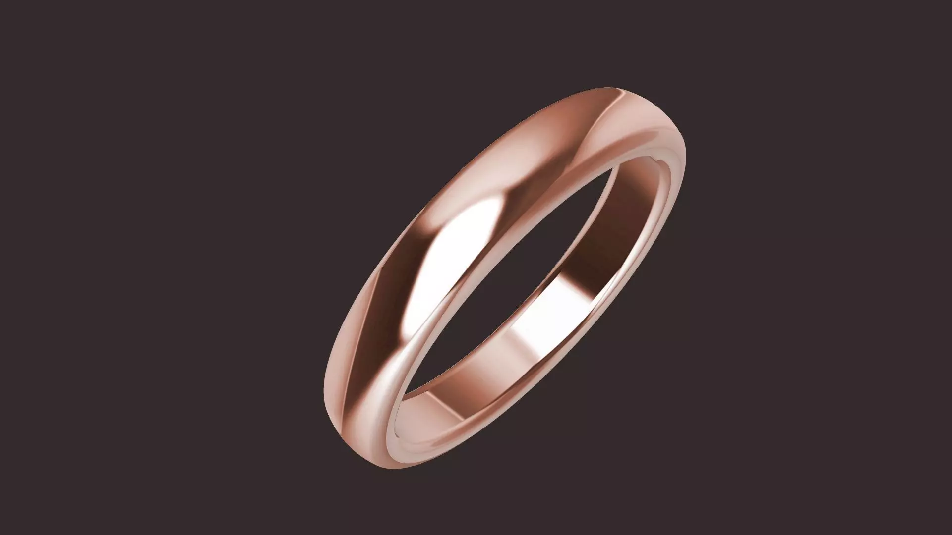 18 plain band stl verified 3D print model_0