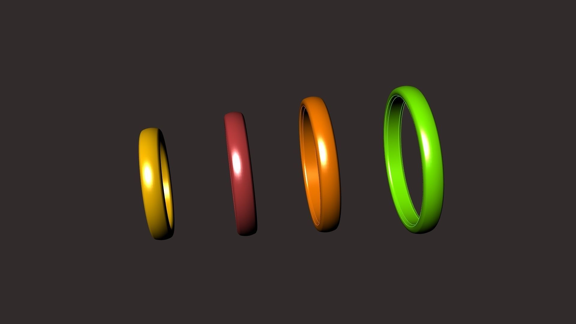 14 plain band stl verified 3D print model_6