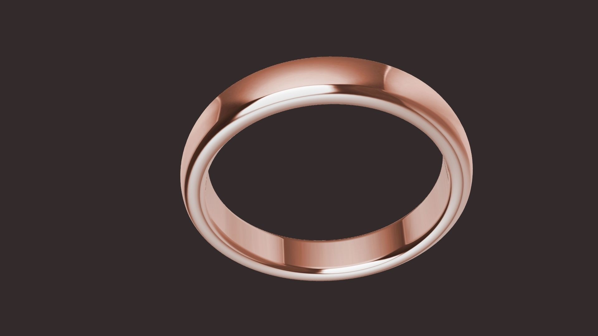 14 plain band stl verified 3D print model_1