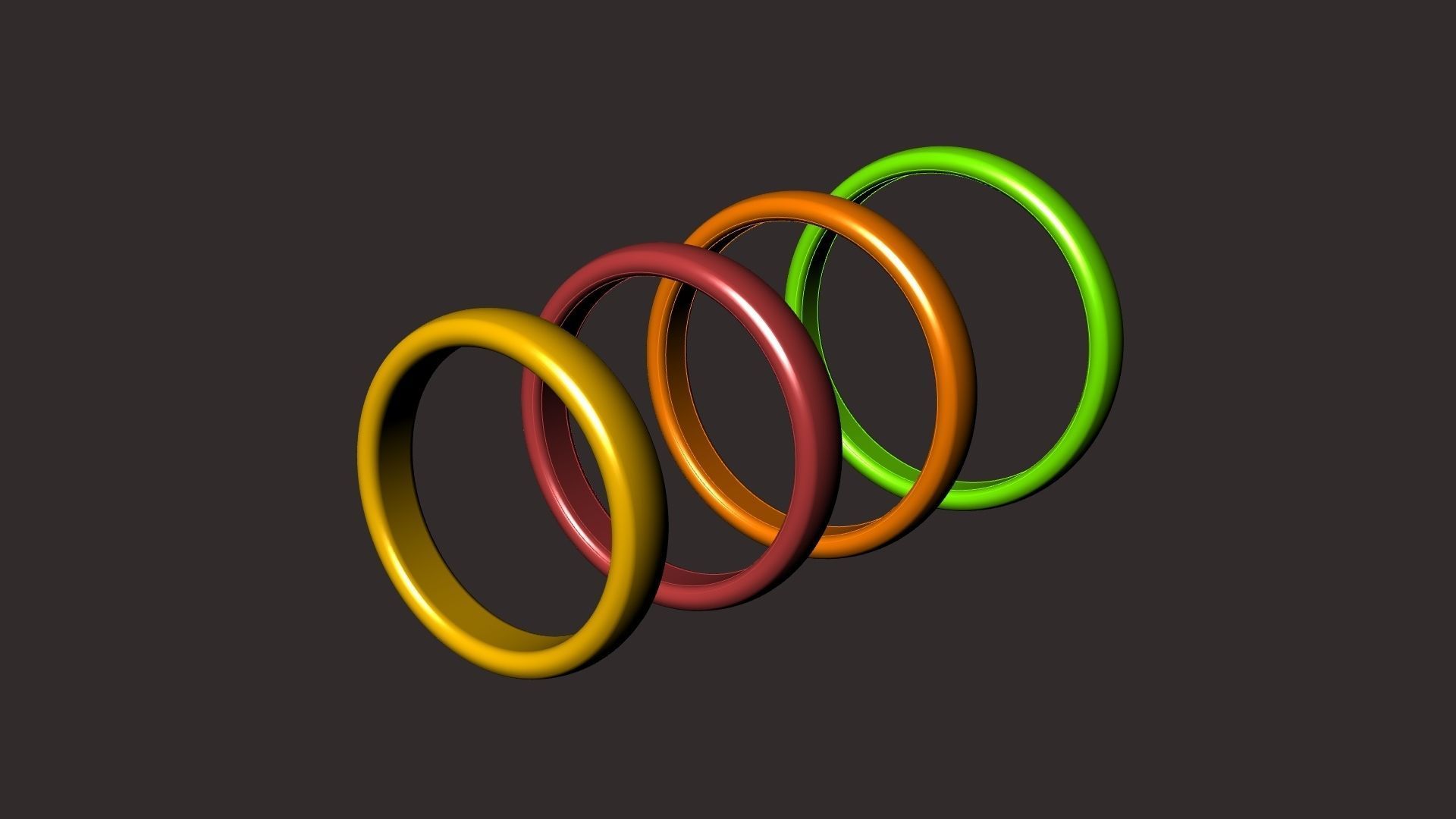 14 plain band stl verified 3D print model_5