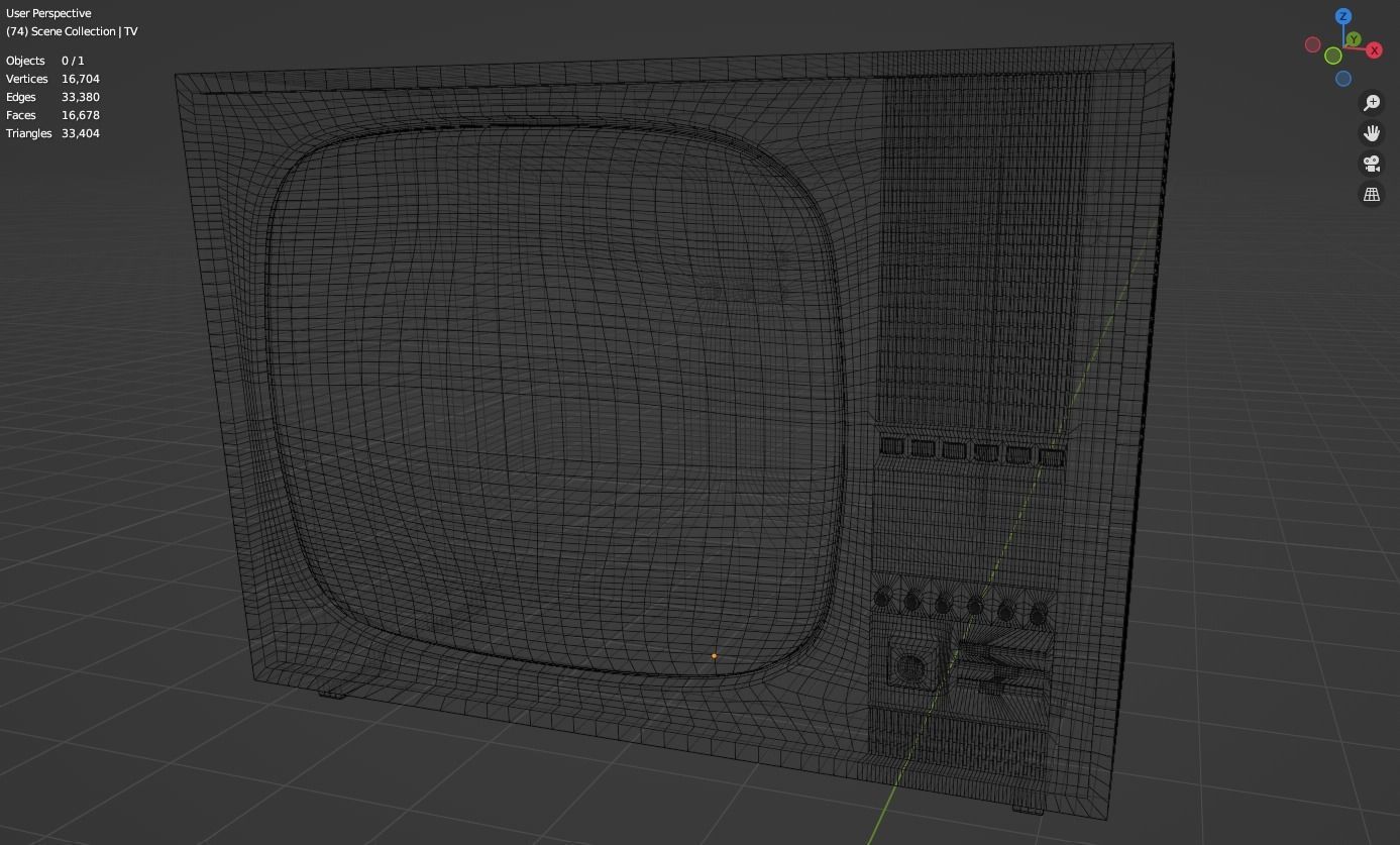 DIAMANT TV 3D model_14