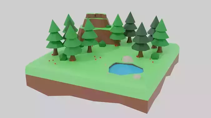 Wild Nature Low Poly