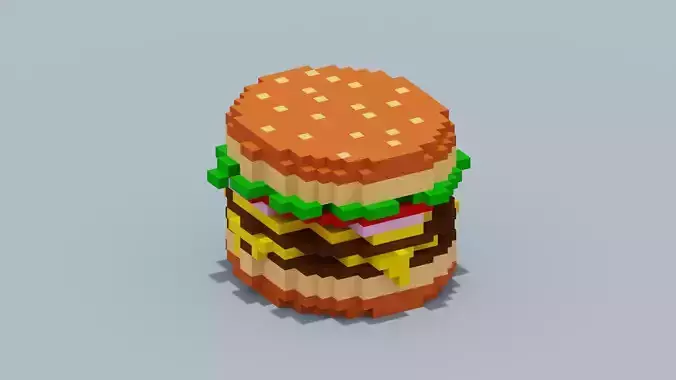 Voxel Burger