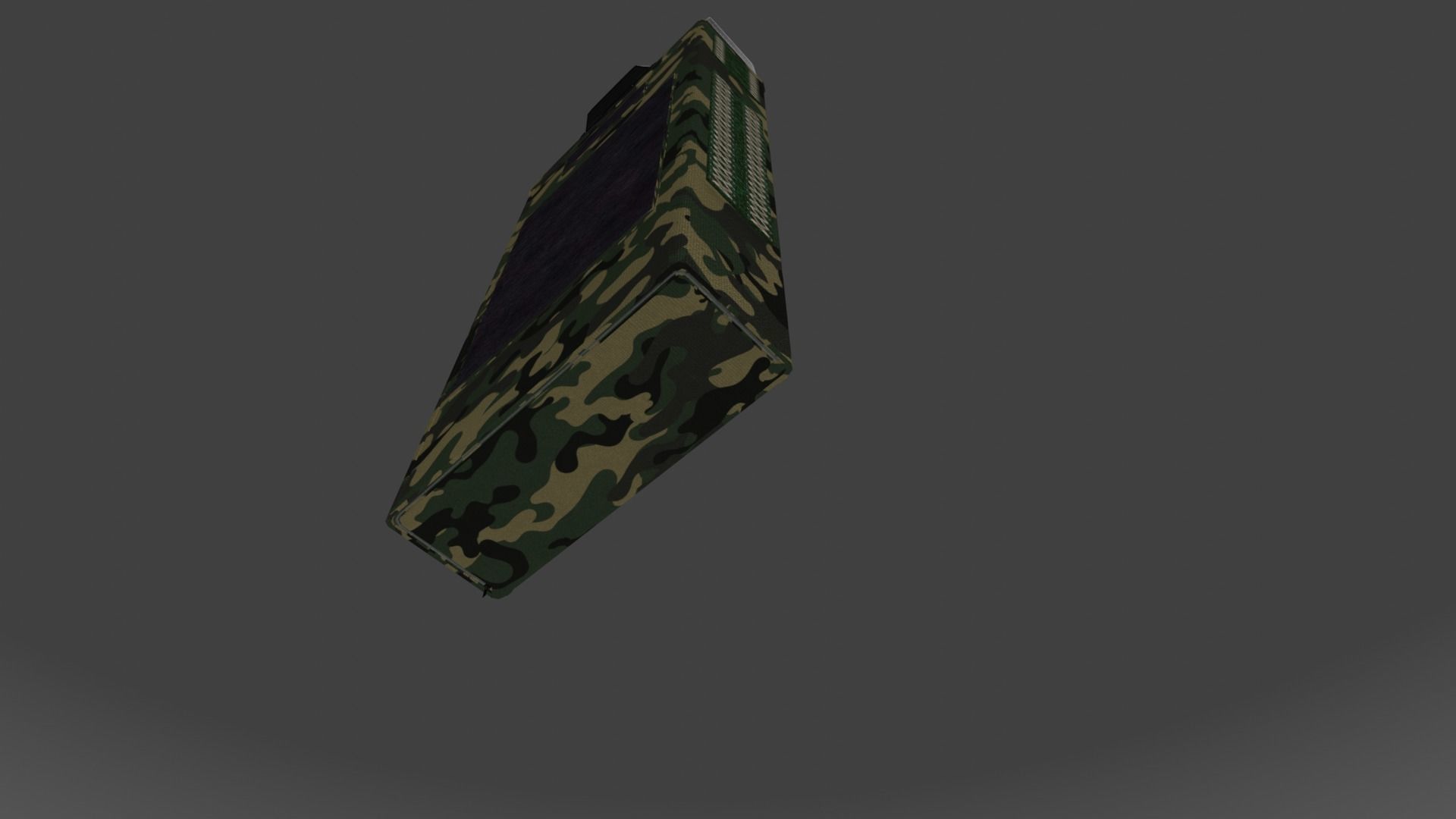 Automatic Ammo Pouch Low-poly 3D model_7