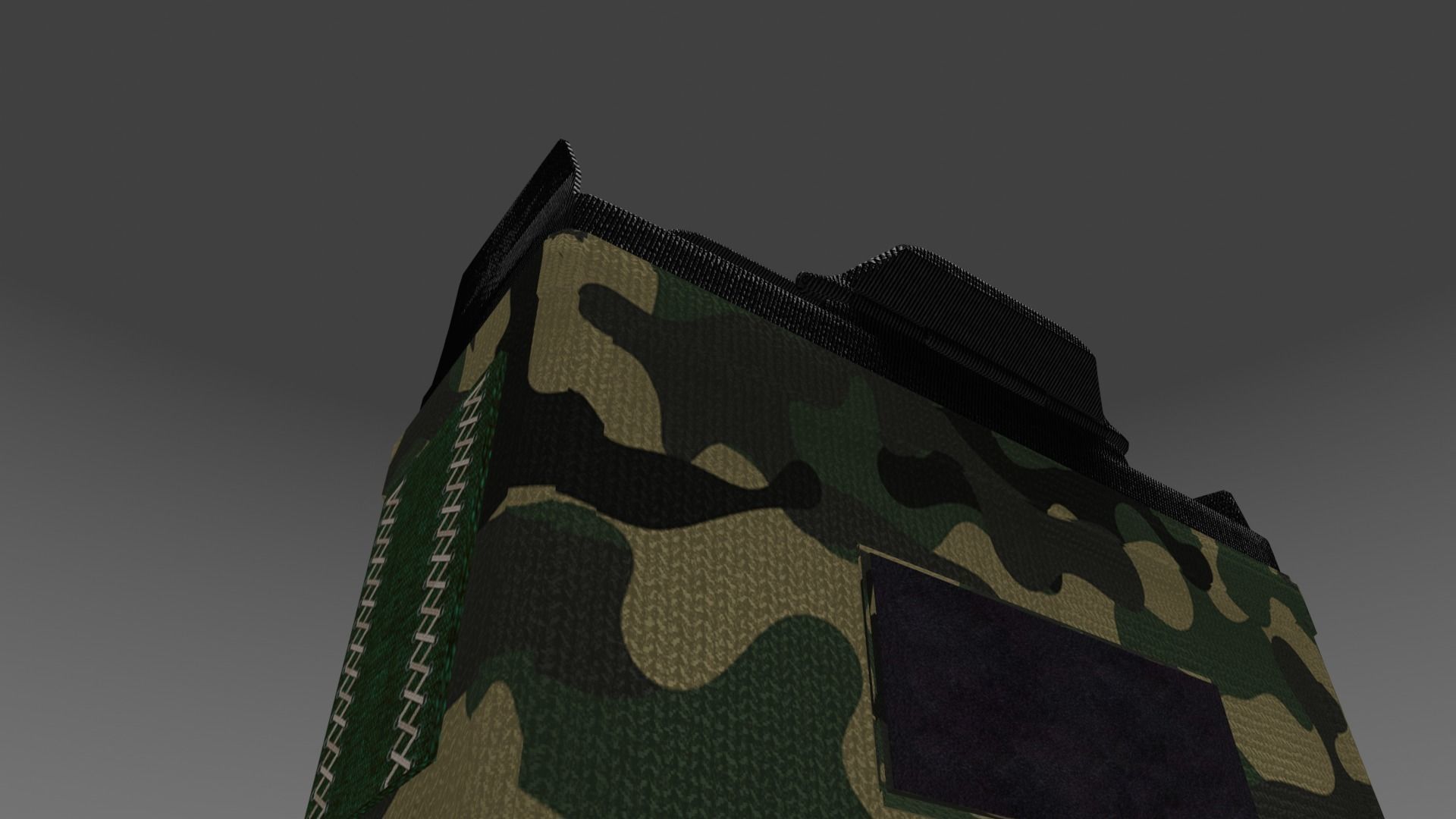 Automatic Ammo Pouch Low-poly 3D model_9