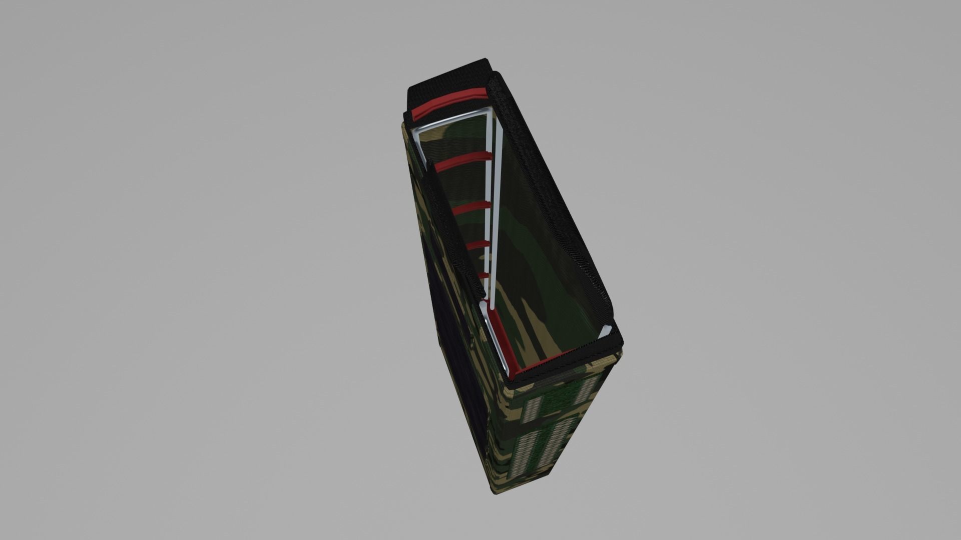 Automatic Ammo Pouch Low-poly 3D model_6