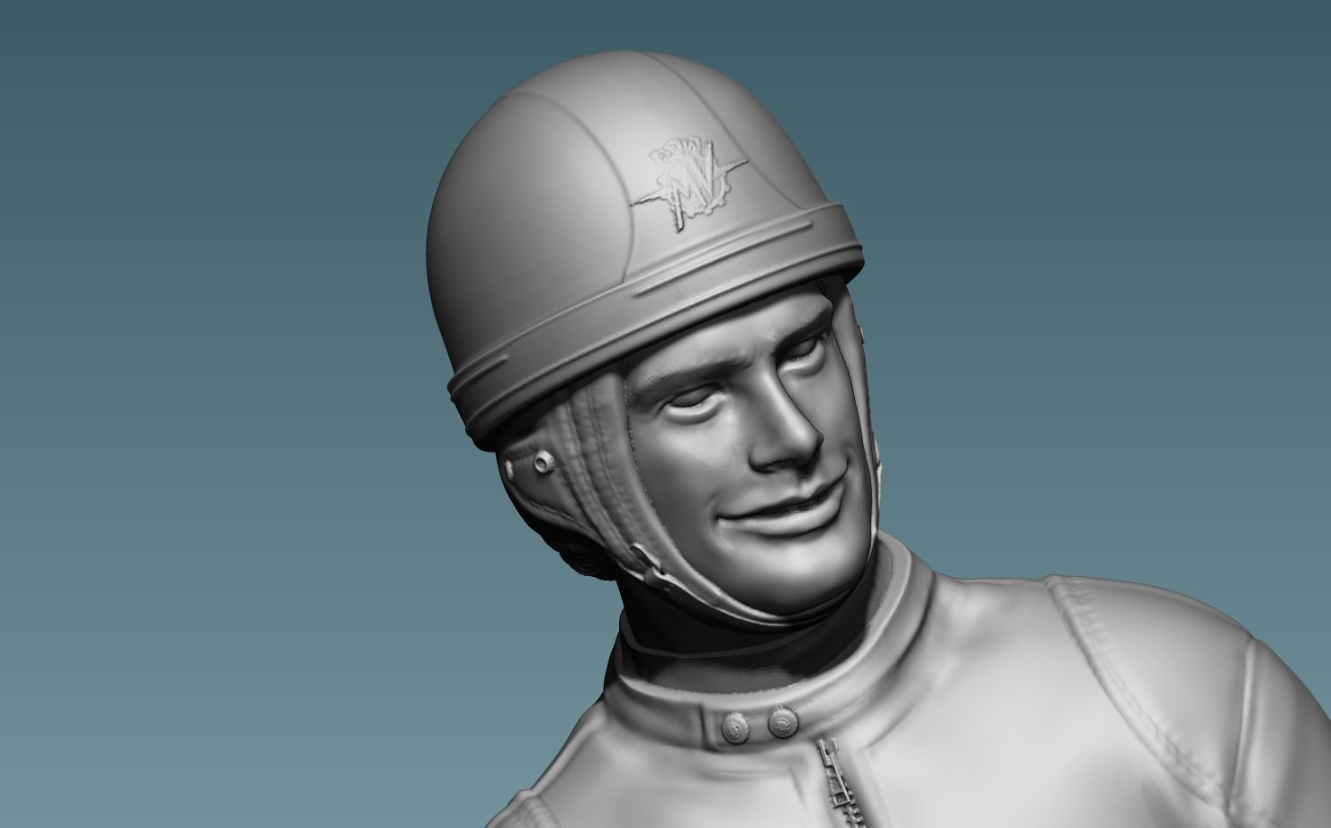 Giacomo Agostini 3D print model_25