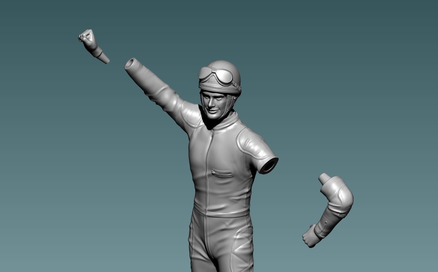 Giacomo Agostini 3D print model_21