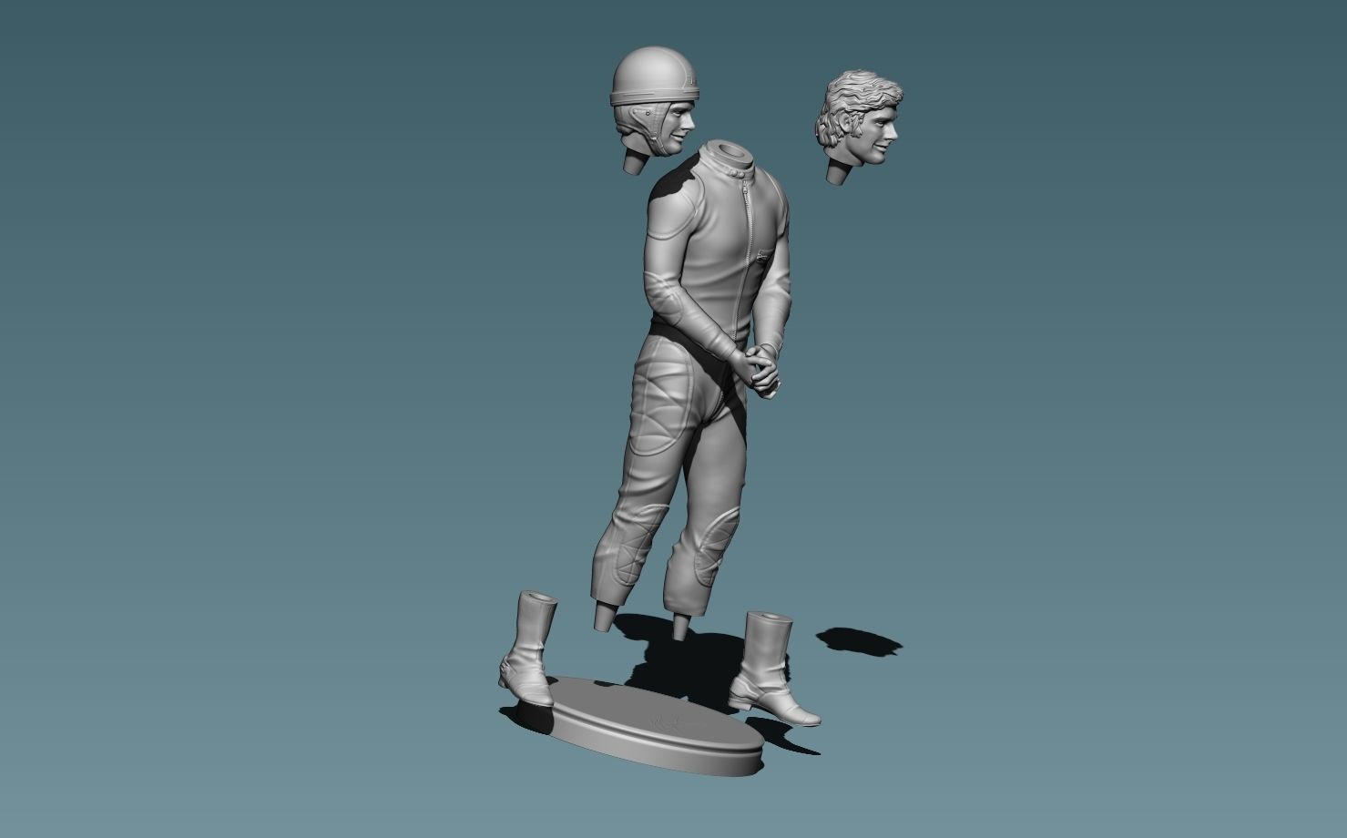 Giacomo Agostini 3D print model_11