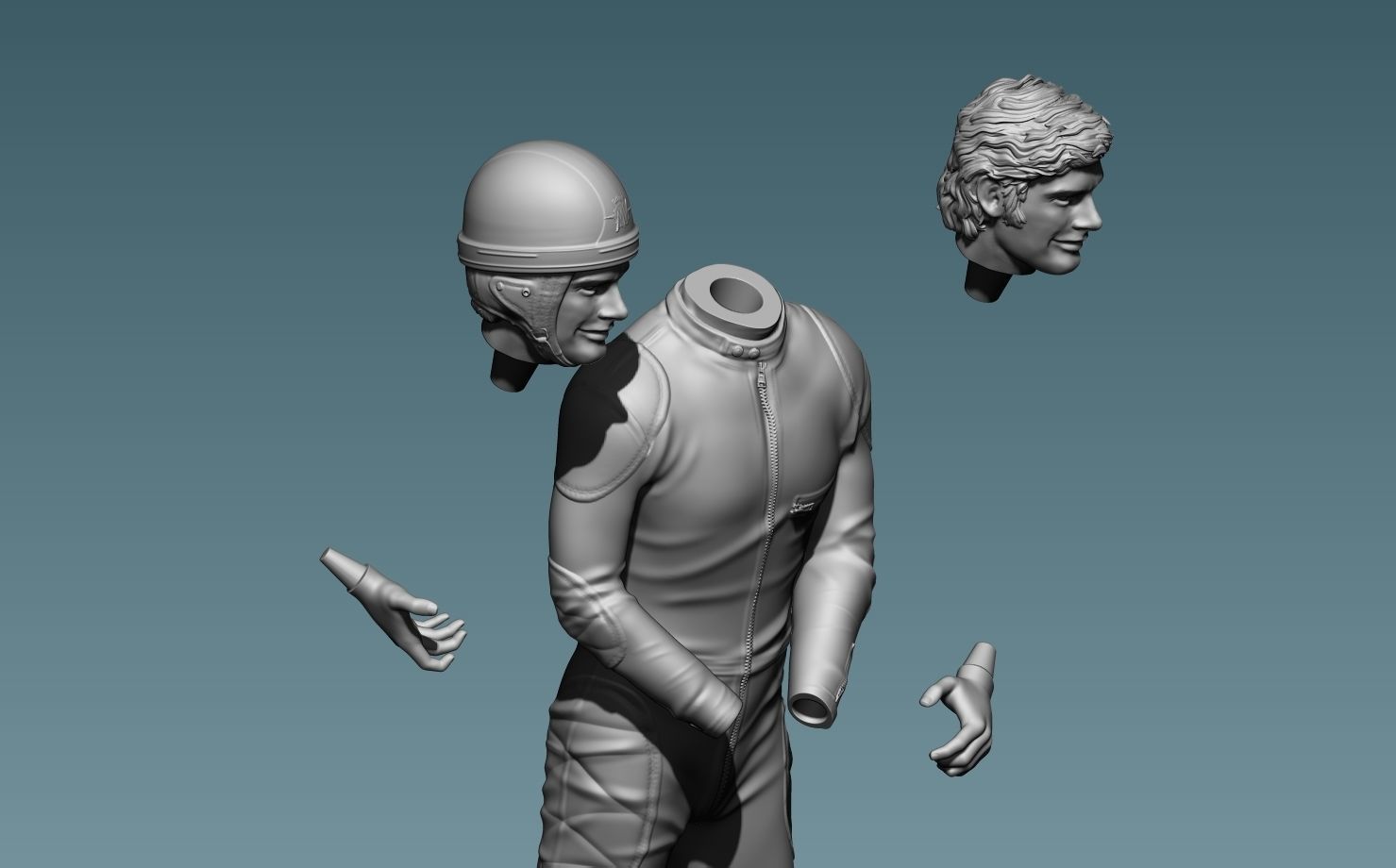 Giacomo Agostini 3D print model_13