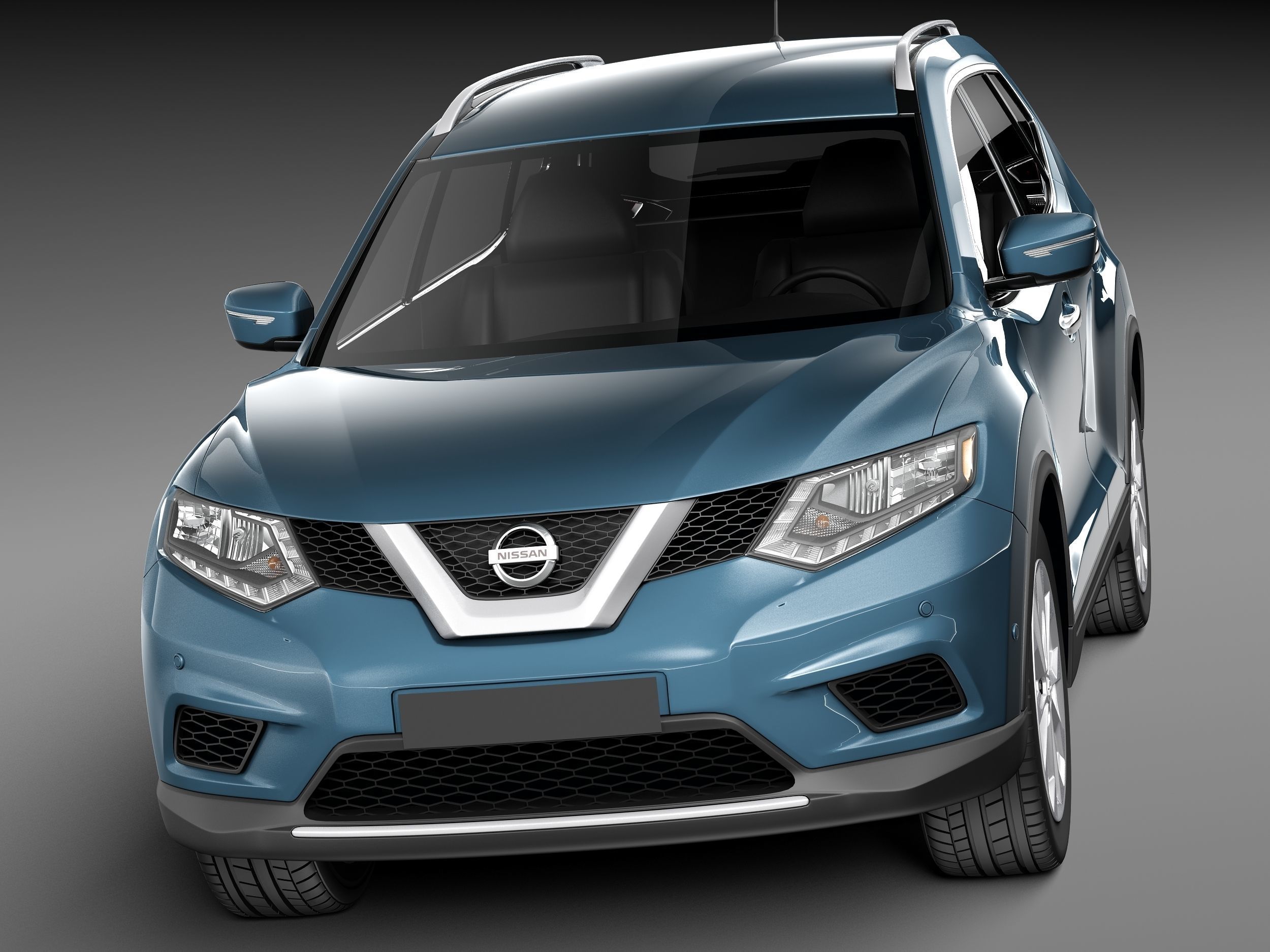 Nissan Rogue 2014 3D model_1
