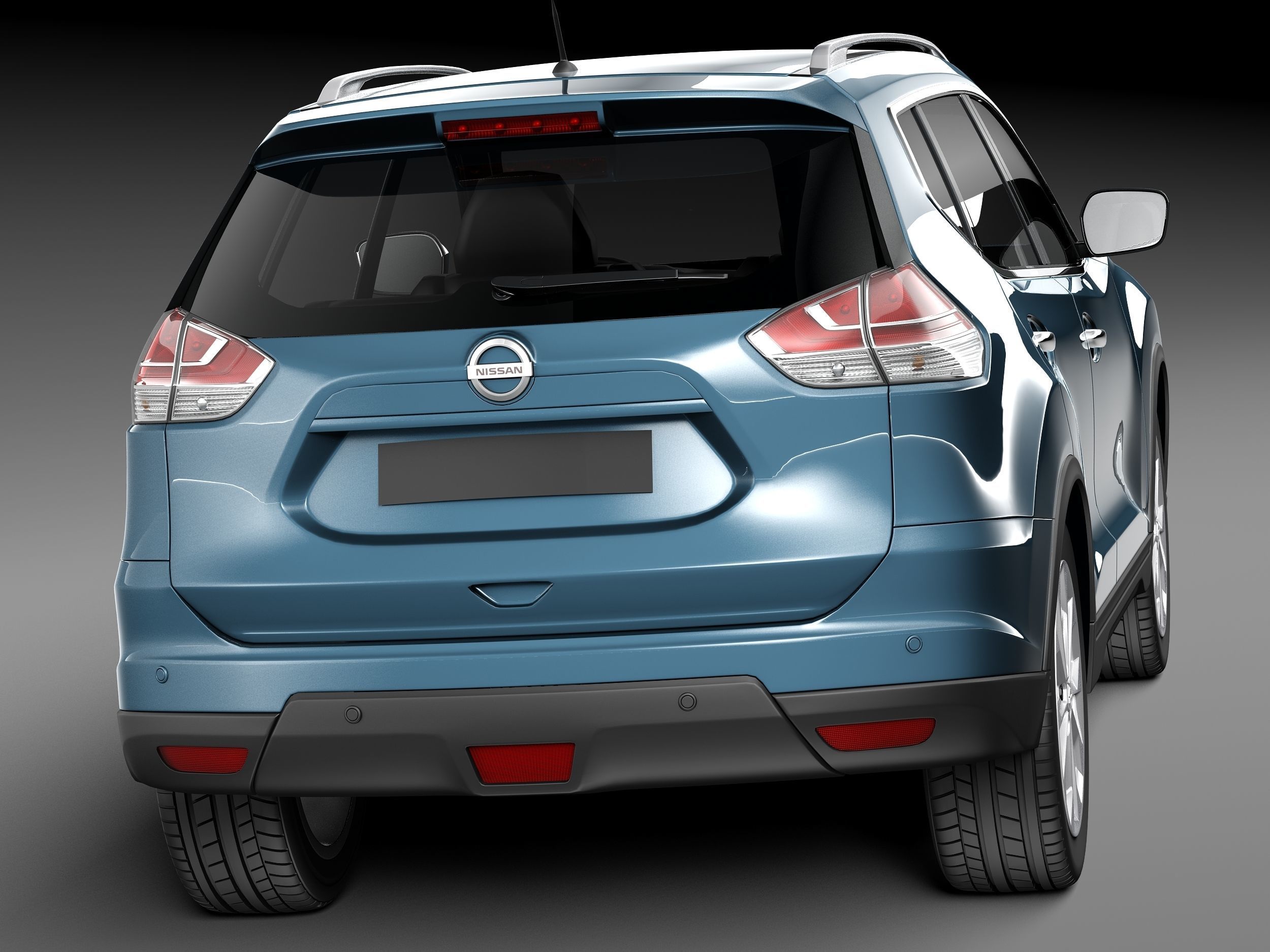 Nissan Rogue 2014 3D model_5