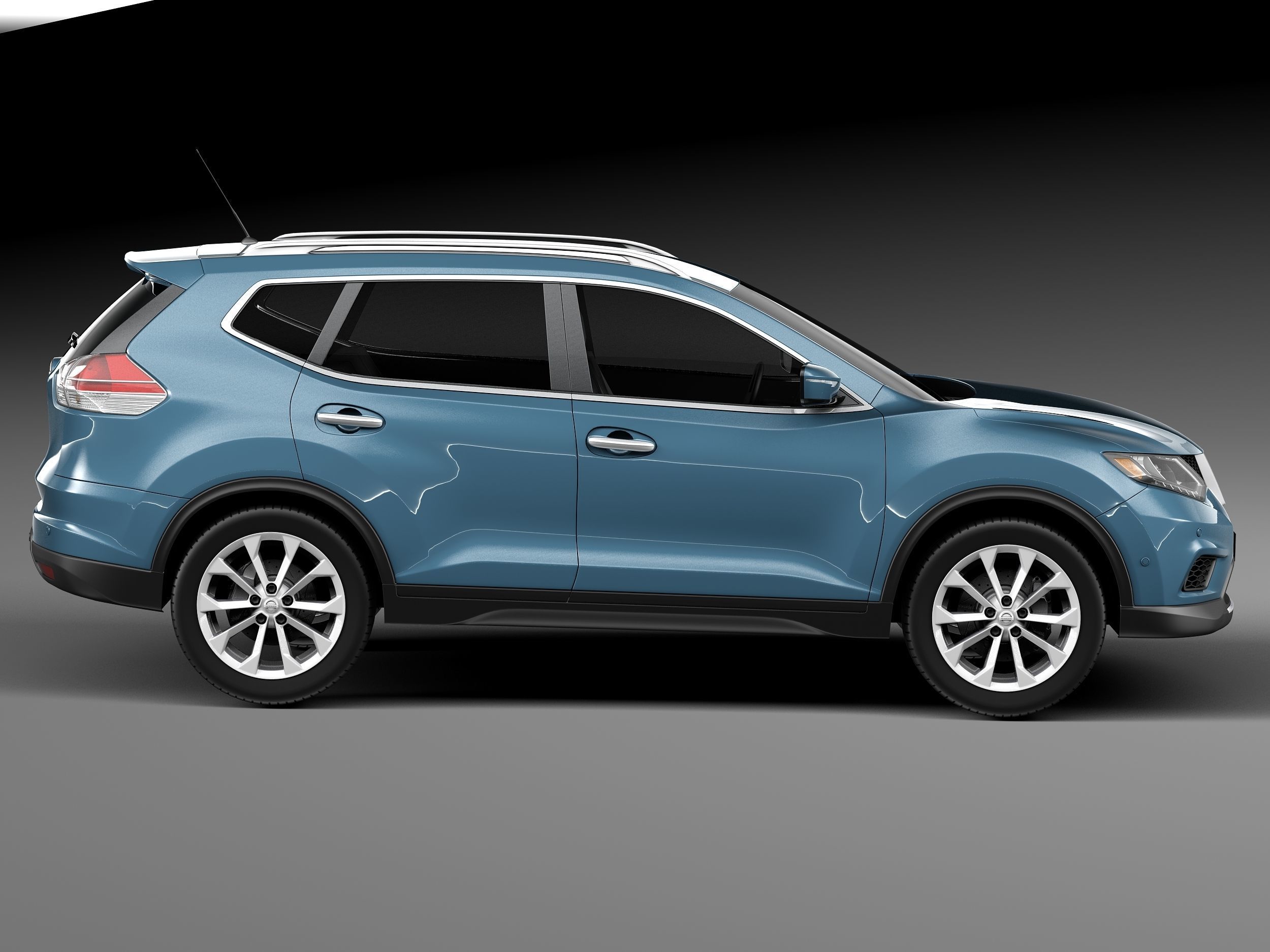 Nissan Rogue 2014 3D model_6