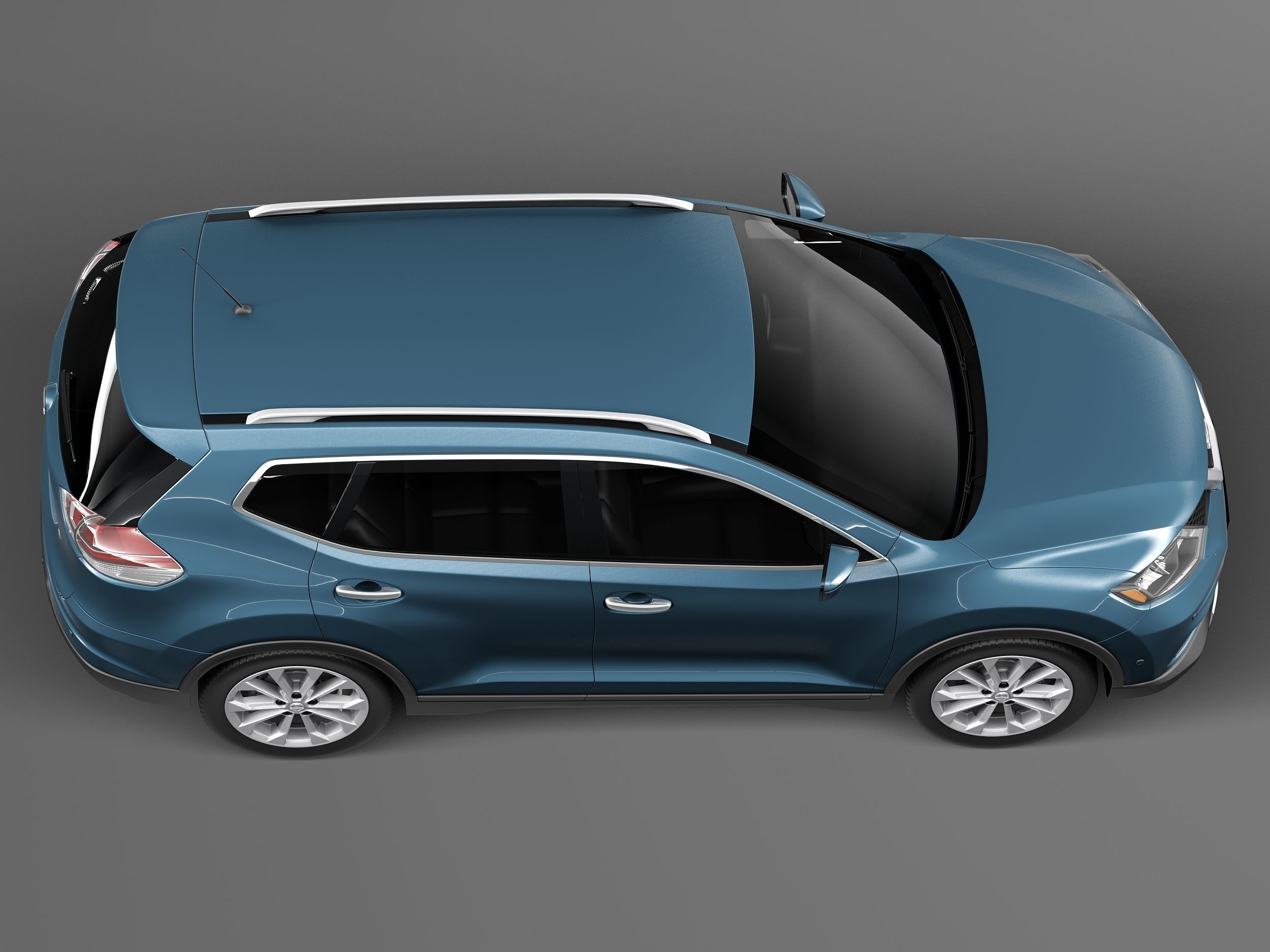 Nissan Rogue 2014 3D model_7