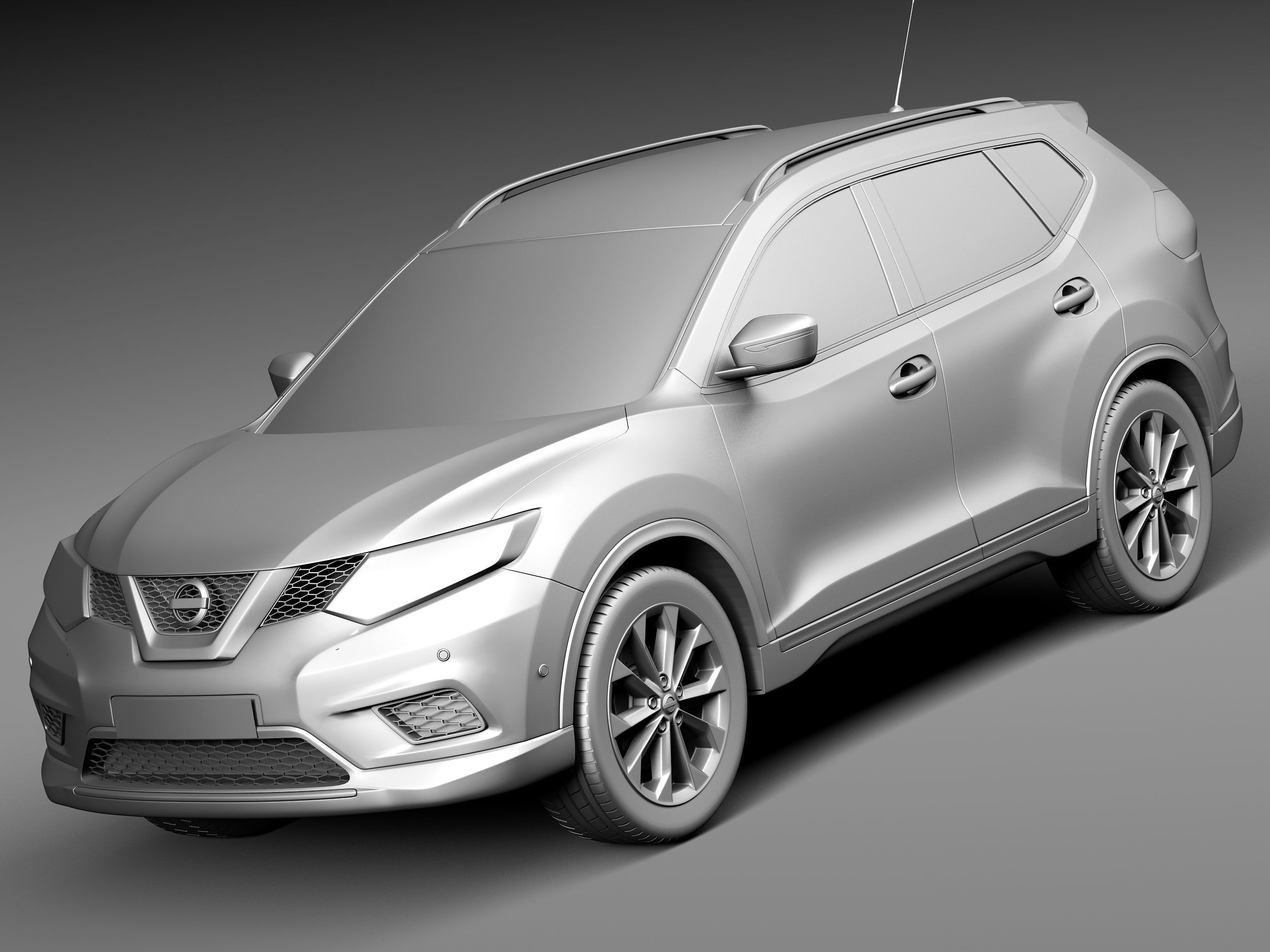 Nissan Rogue 2014 3D model_8