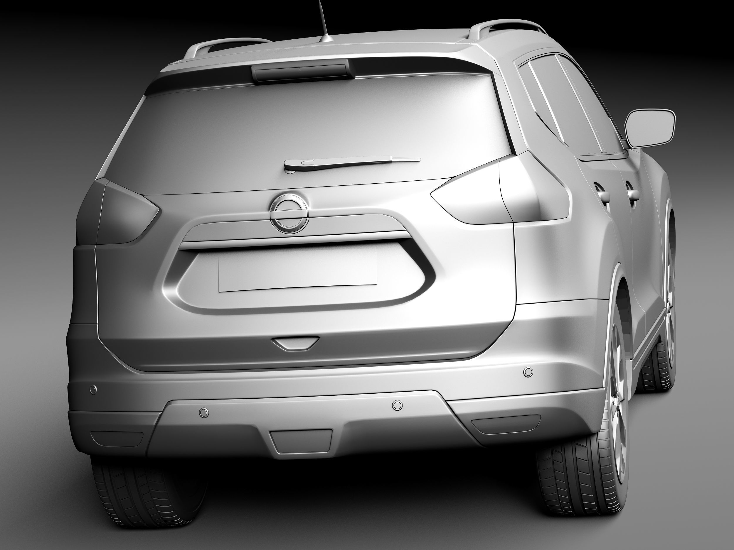 Nissan Rogue 2014 3D model_13