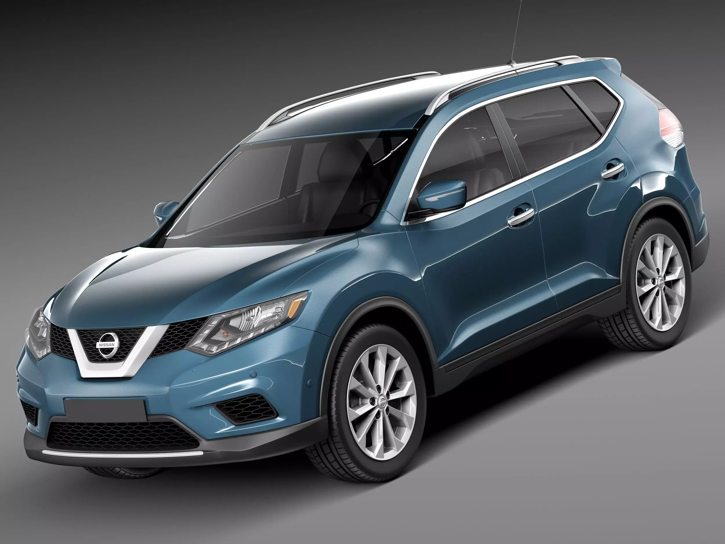 Nissan Rogue 2014 3D model_0