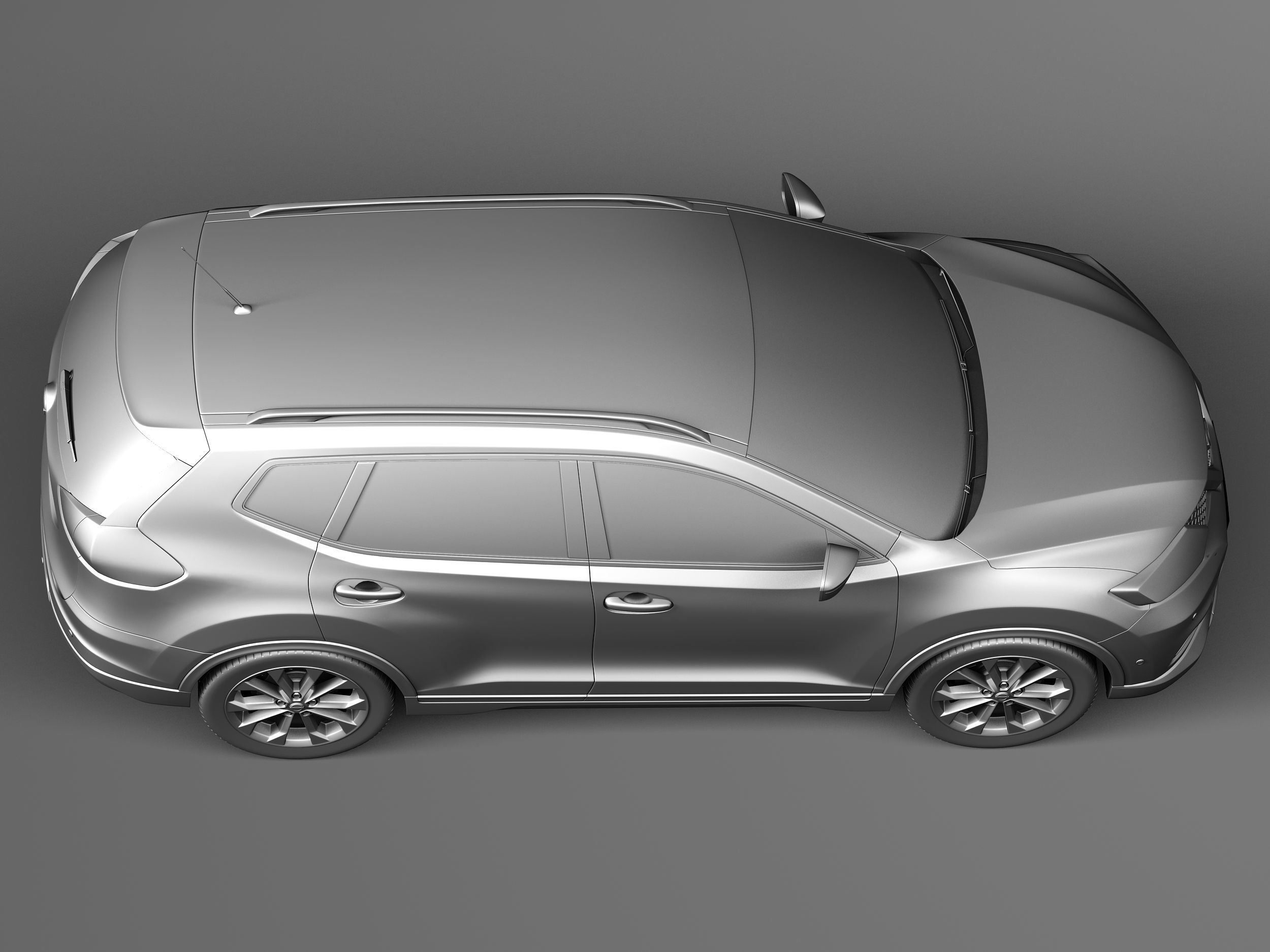 Nissan Rogue 2014 3D model_15