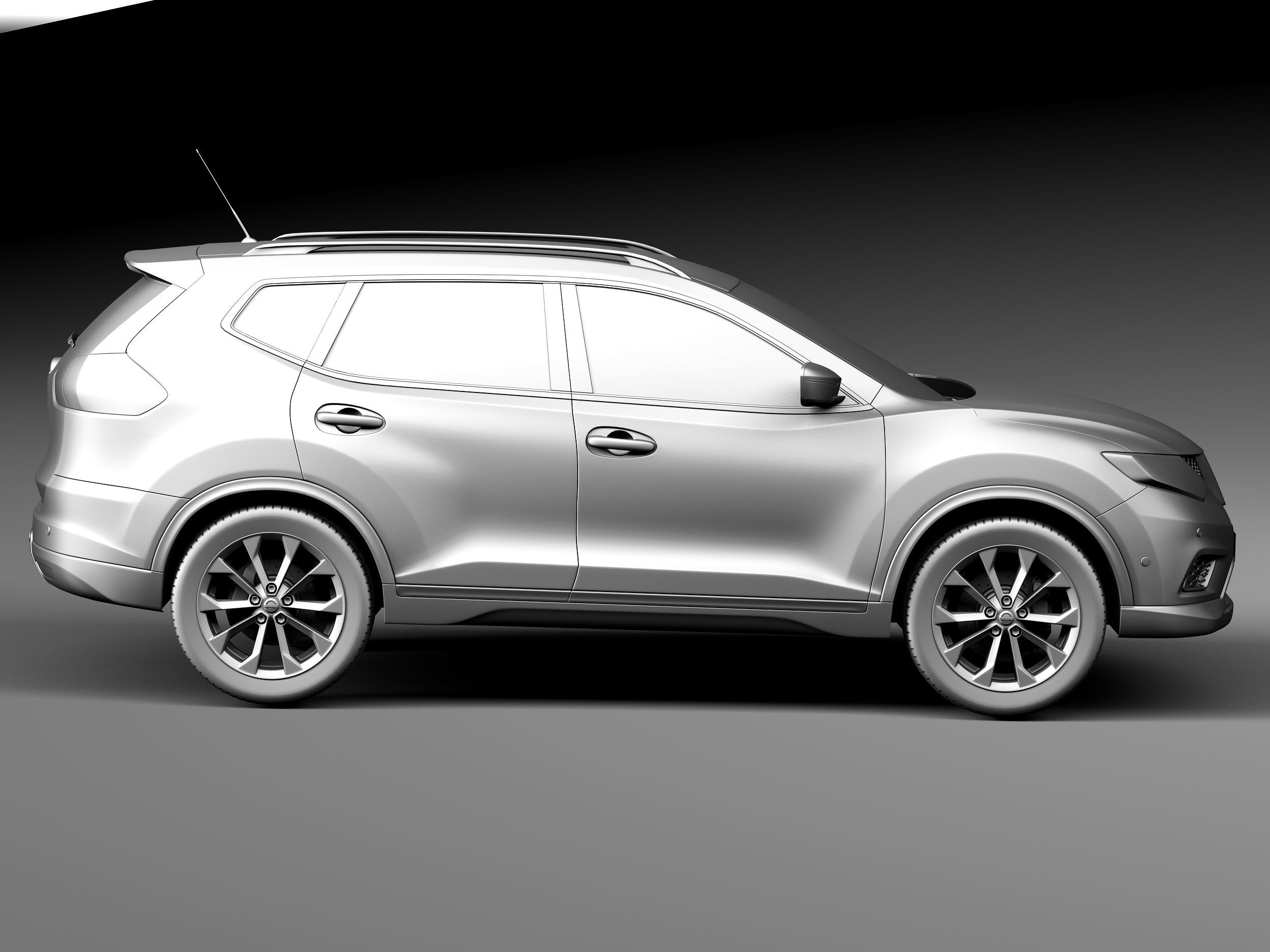 Nissan Rogue 2014 3D model_14