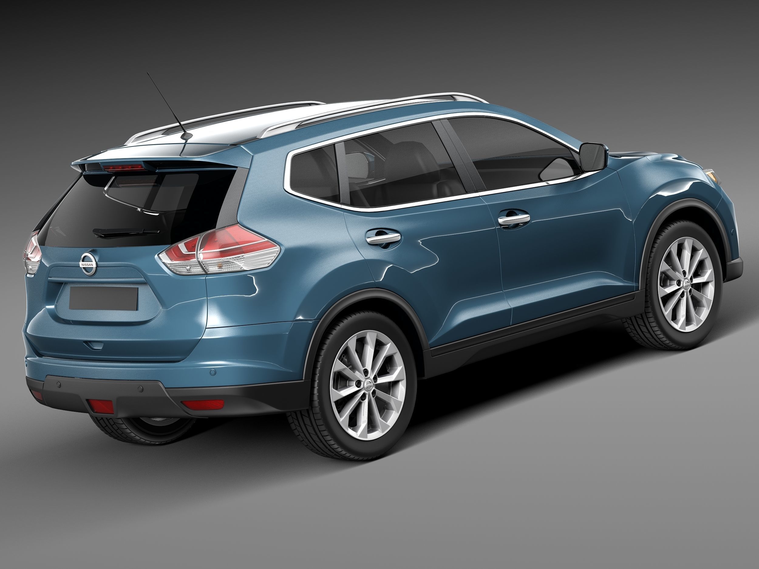 Nissan Rogue 2014 3D model_4