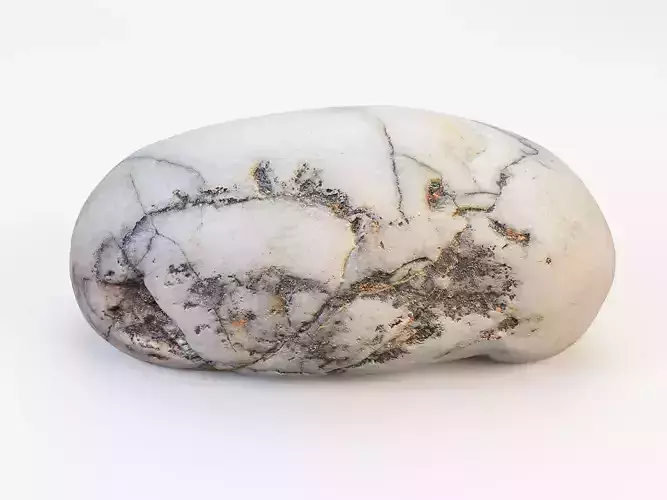 Small Stone 03 PBR Low-poly 3D model