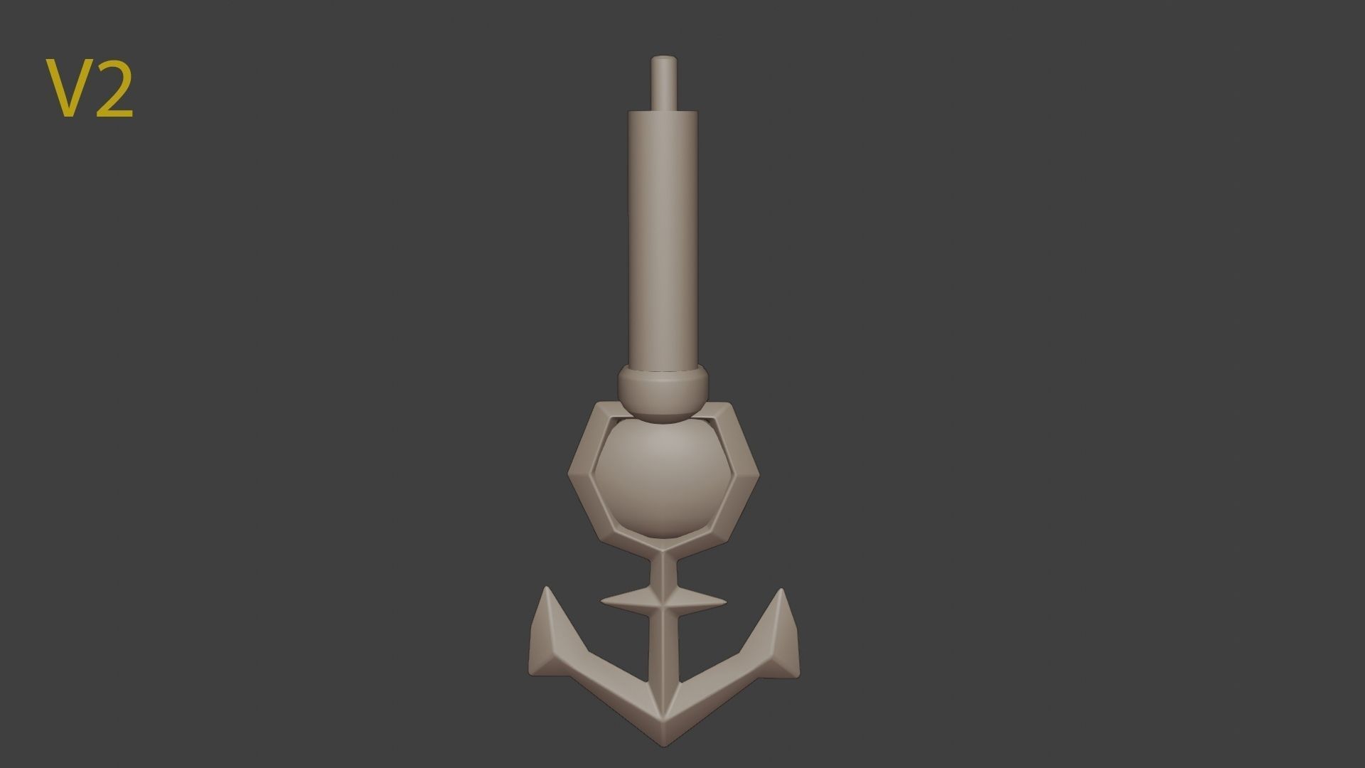 Jaina proudmoore staff from World of Warcraft 3D print model_2