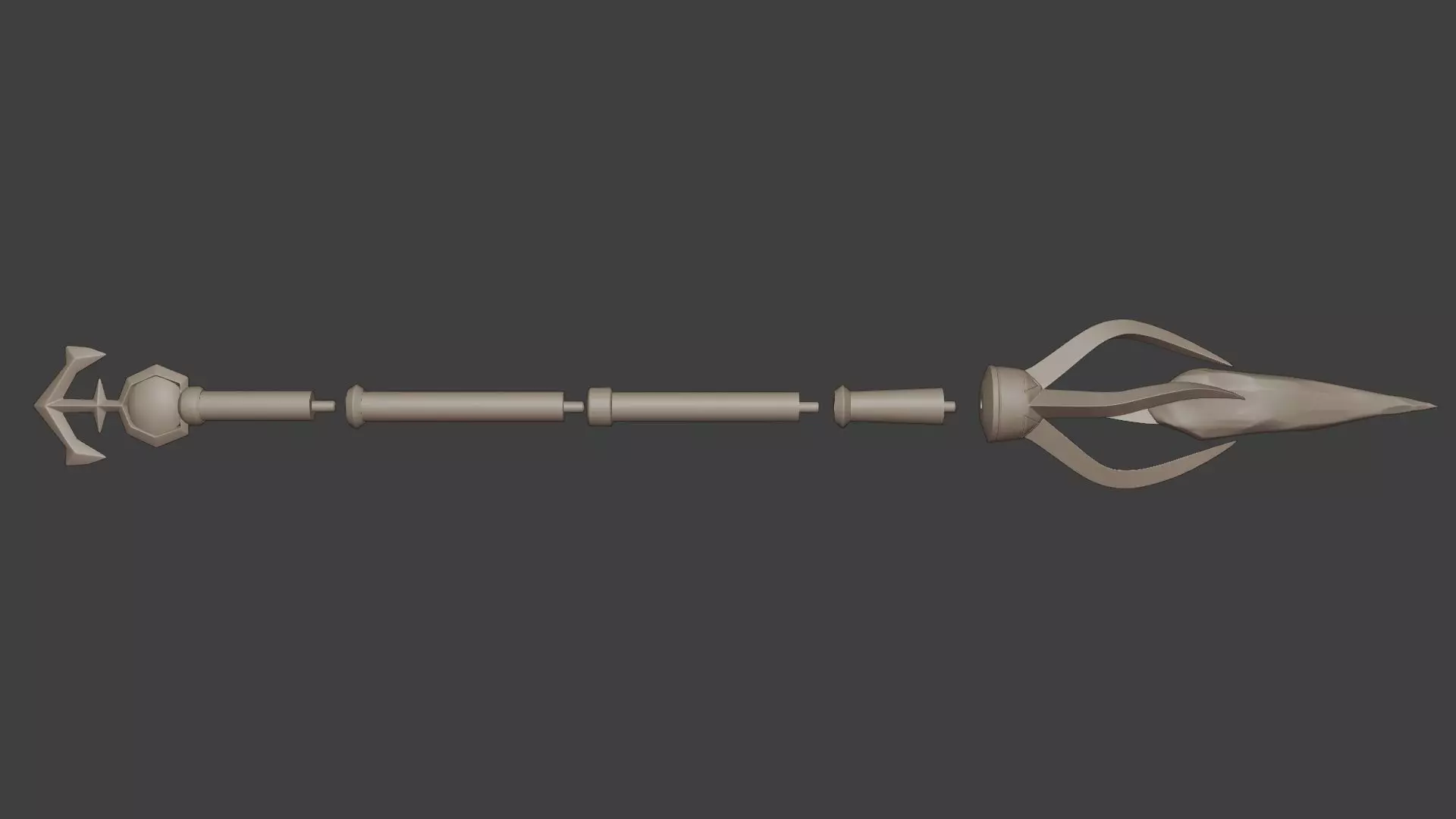 Jaina proudmoore staff from World of Warcraft 3D print model_0