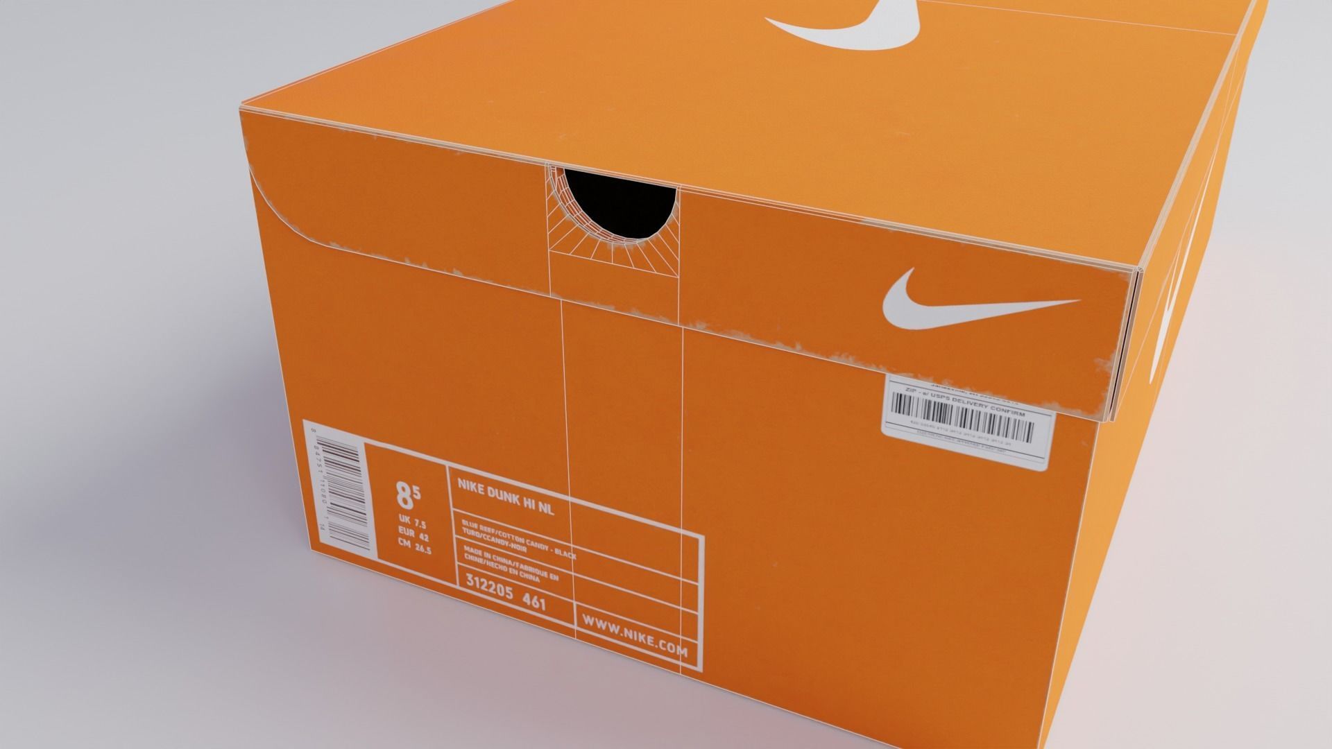 Ultimate Shoe Box Set with 4K Textures Low-poly 3D model_5