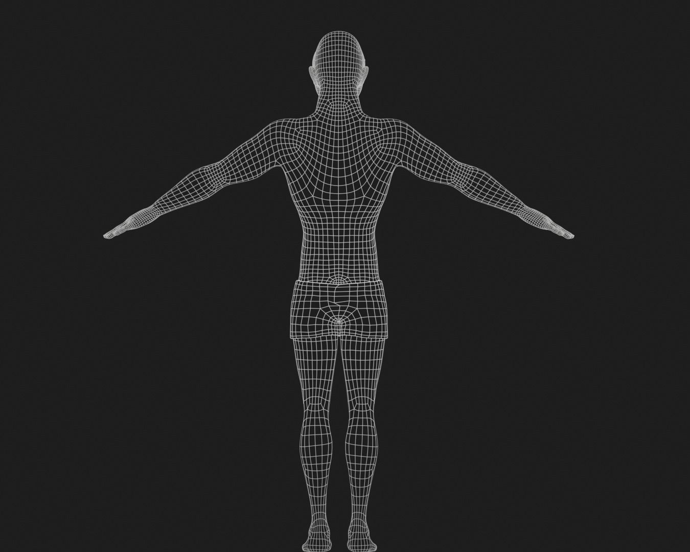 Cartoon Man Rigged Low-poly 3D model_12