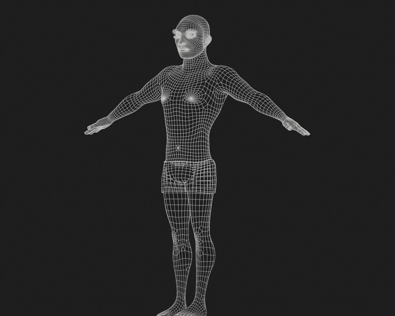 Cartoon Man Rigged Low-poly 3D model_11