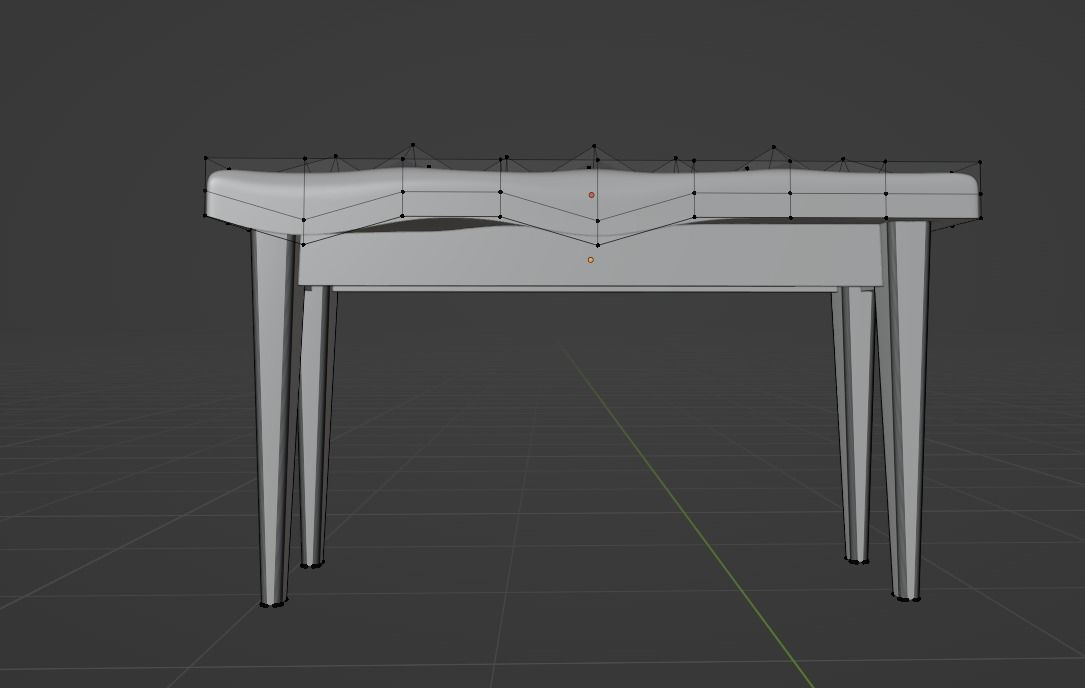 Realistic piano grand Low-poly 3D model_11