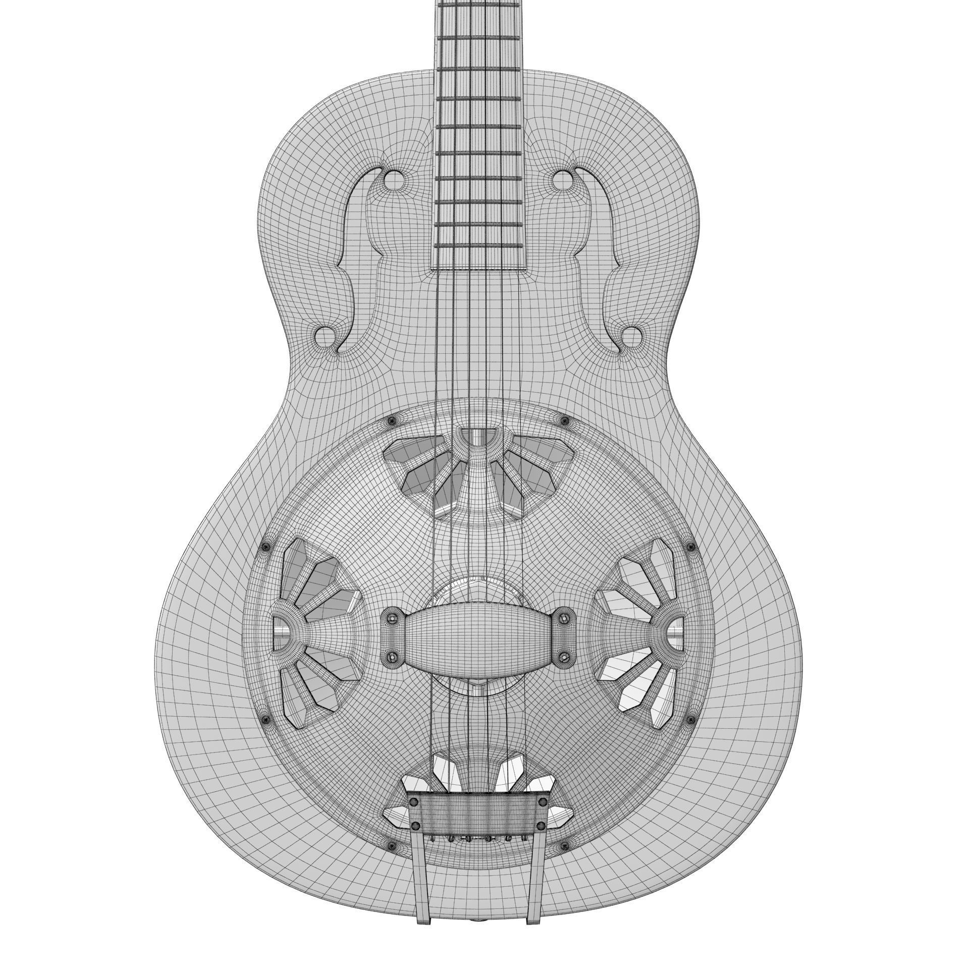 Gretsch G9221 Bobtail Steel 3D model_14