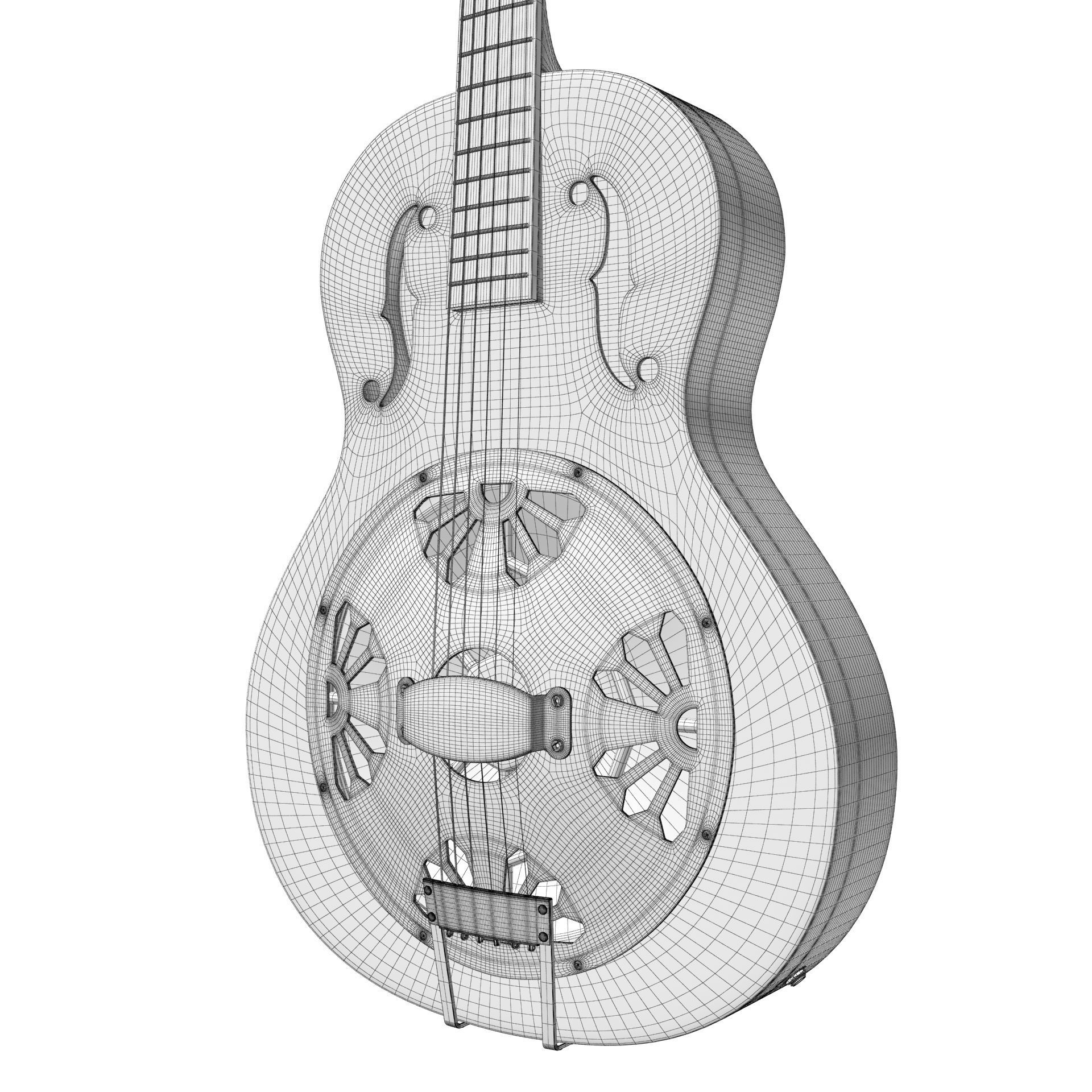Gretsch G9221 Bobtail Steel 3D model_17