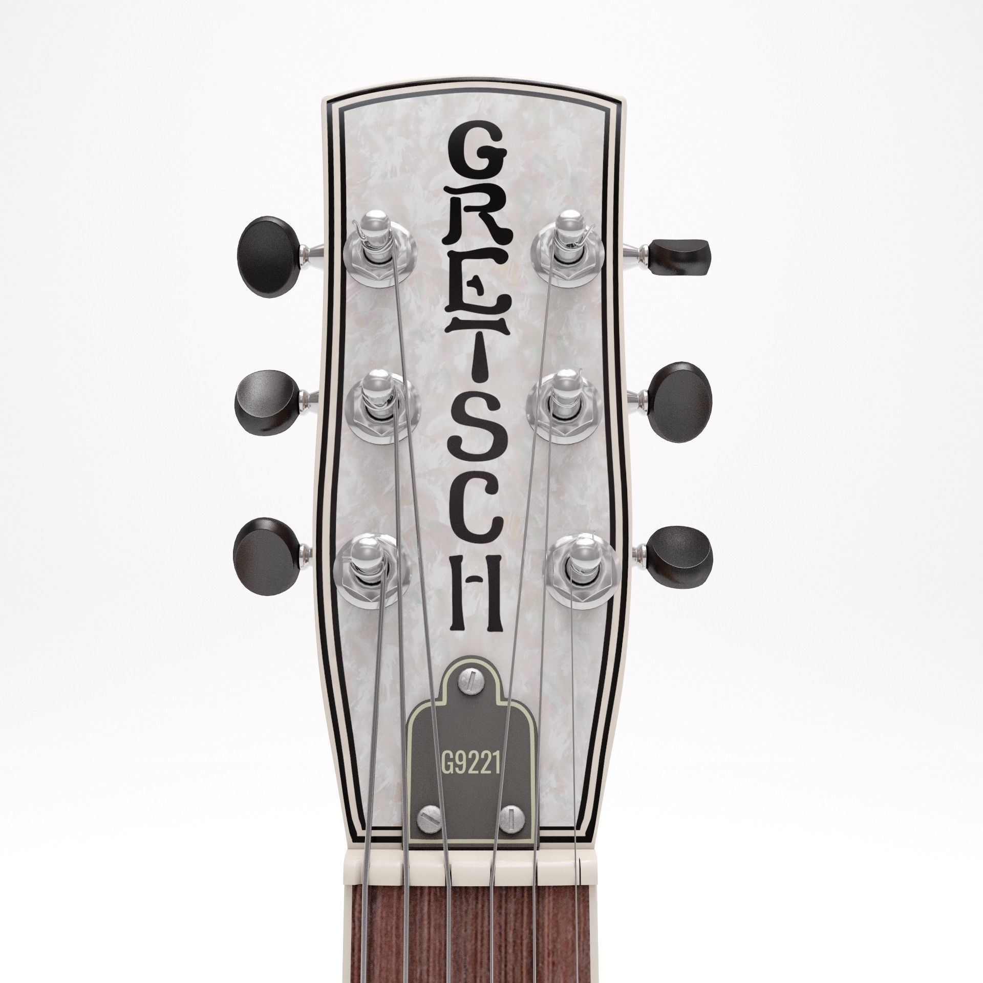 Gretsch G9221 Bobtail Steel 3D model_7