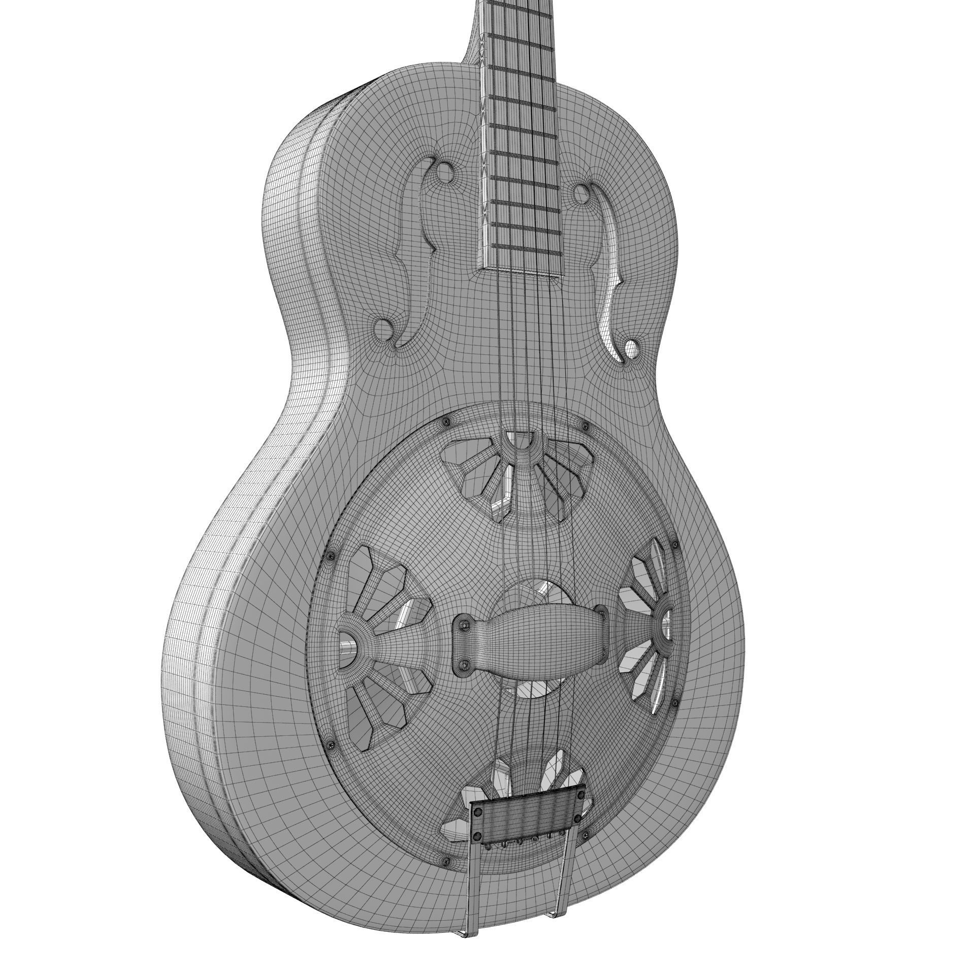 Gretsch G9221 Bobtail Steel 3D model_15