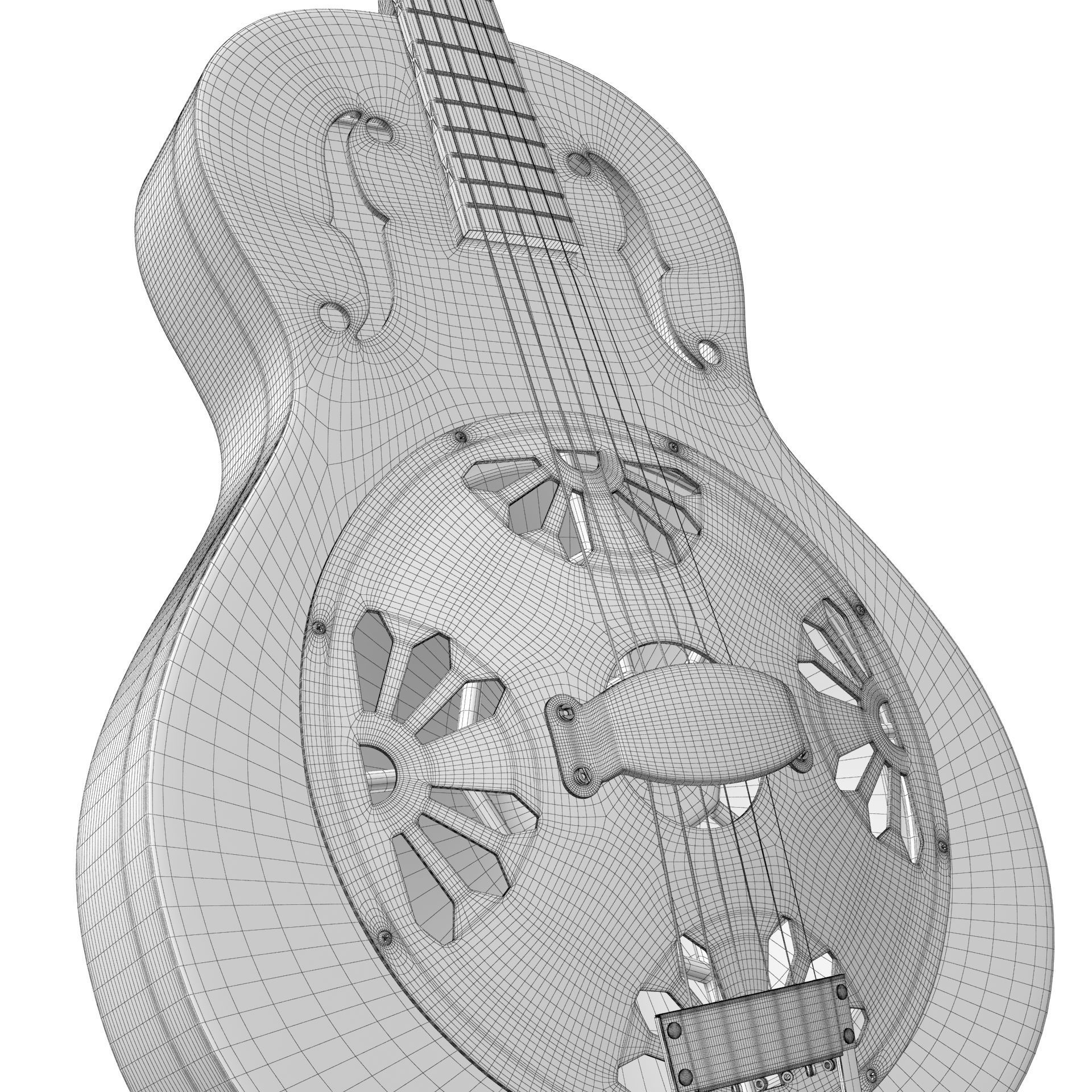 Gretsch G9221 Bobtail Steel 3D model_22