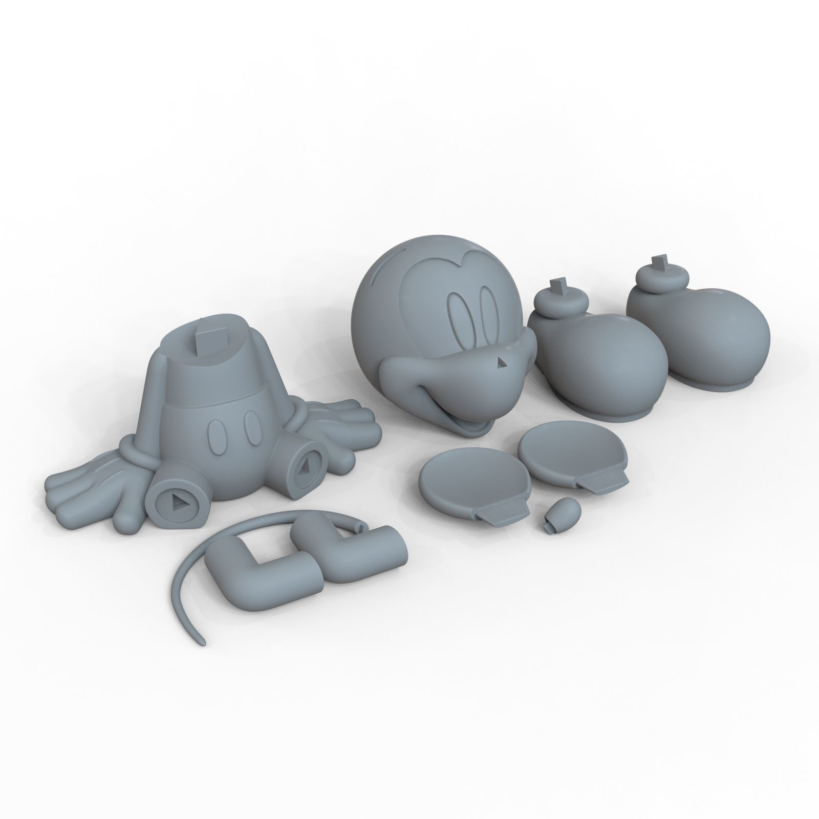 Mickey Mouse 3D print model_6
