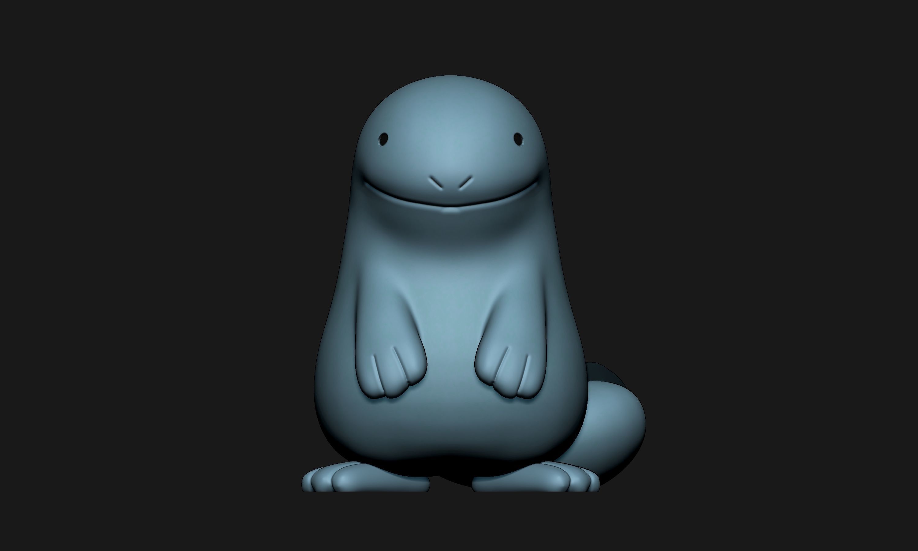 Pokemon - Quagsire  3D print model_1