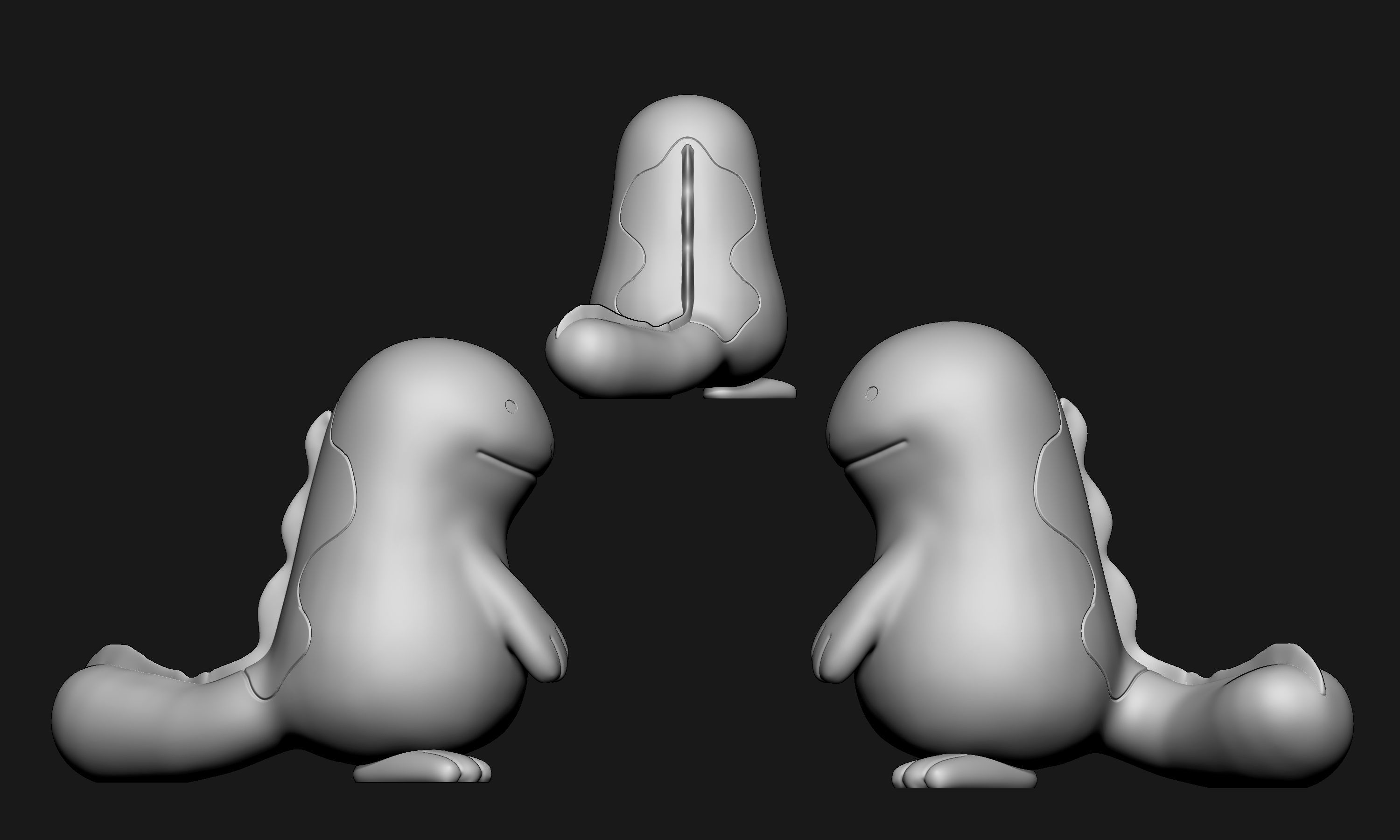 Pokemon - Quagsire  3D print model_5