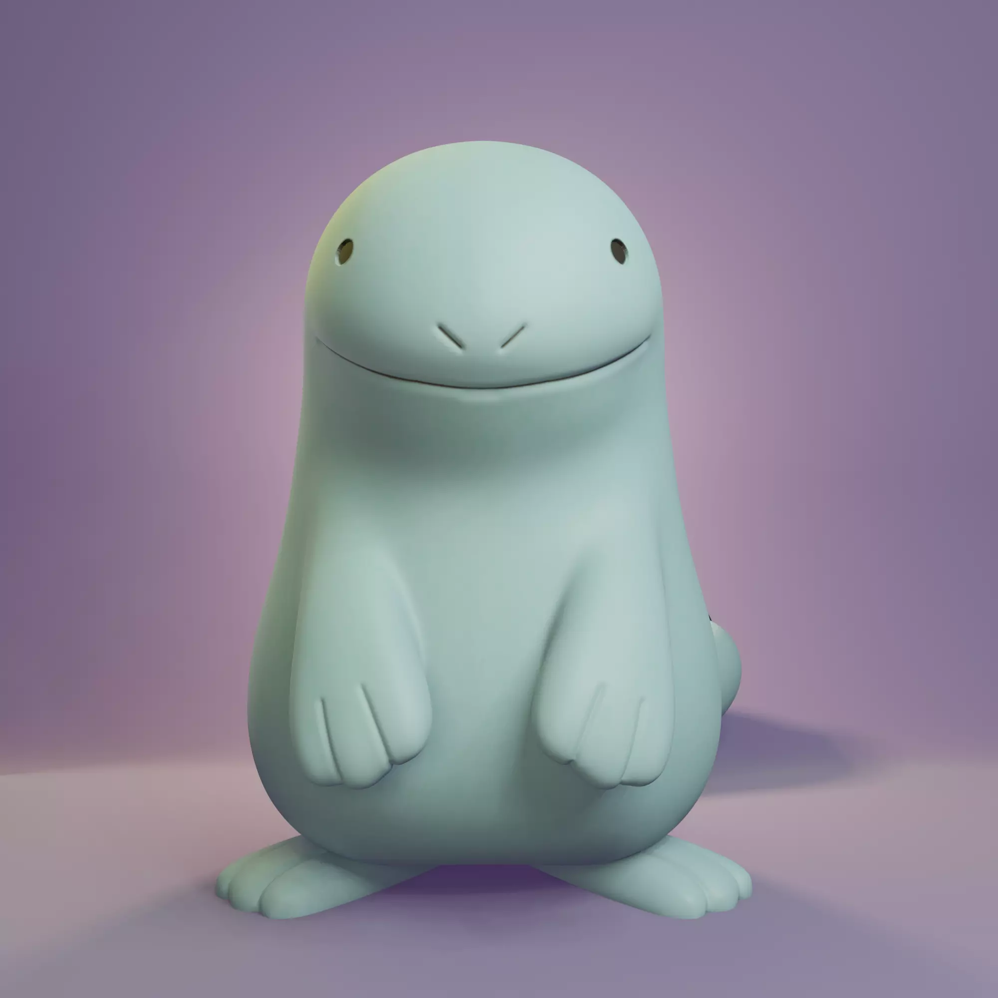Pokemon - Quagsire  3D print model_0