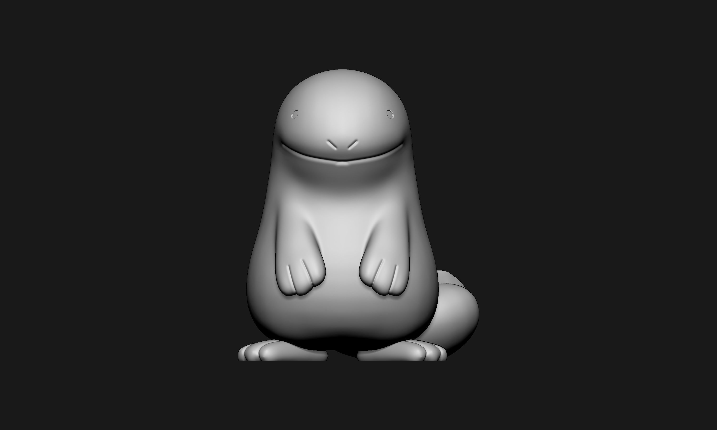 Pokemon - Wooper and Quagsire 3D print model_4